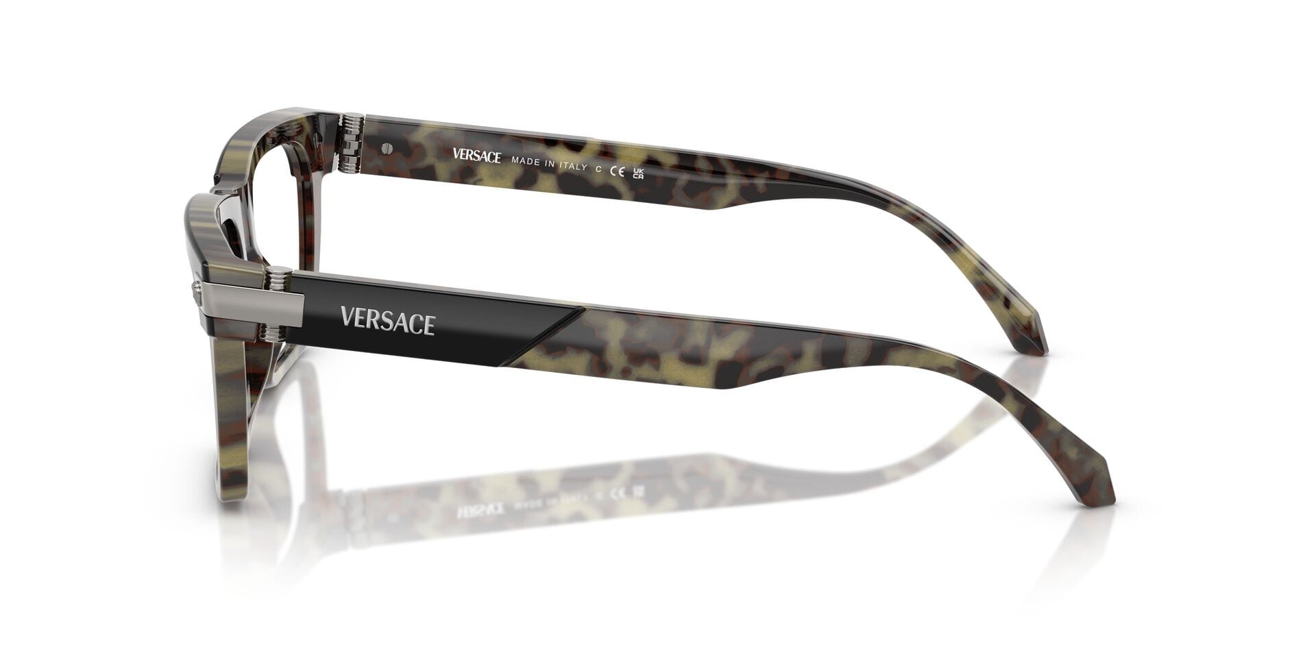 Versace FR Versace 0VE3354 Frame Havana Male Shell Shell Frame — Havana frame — view 3