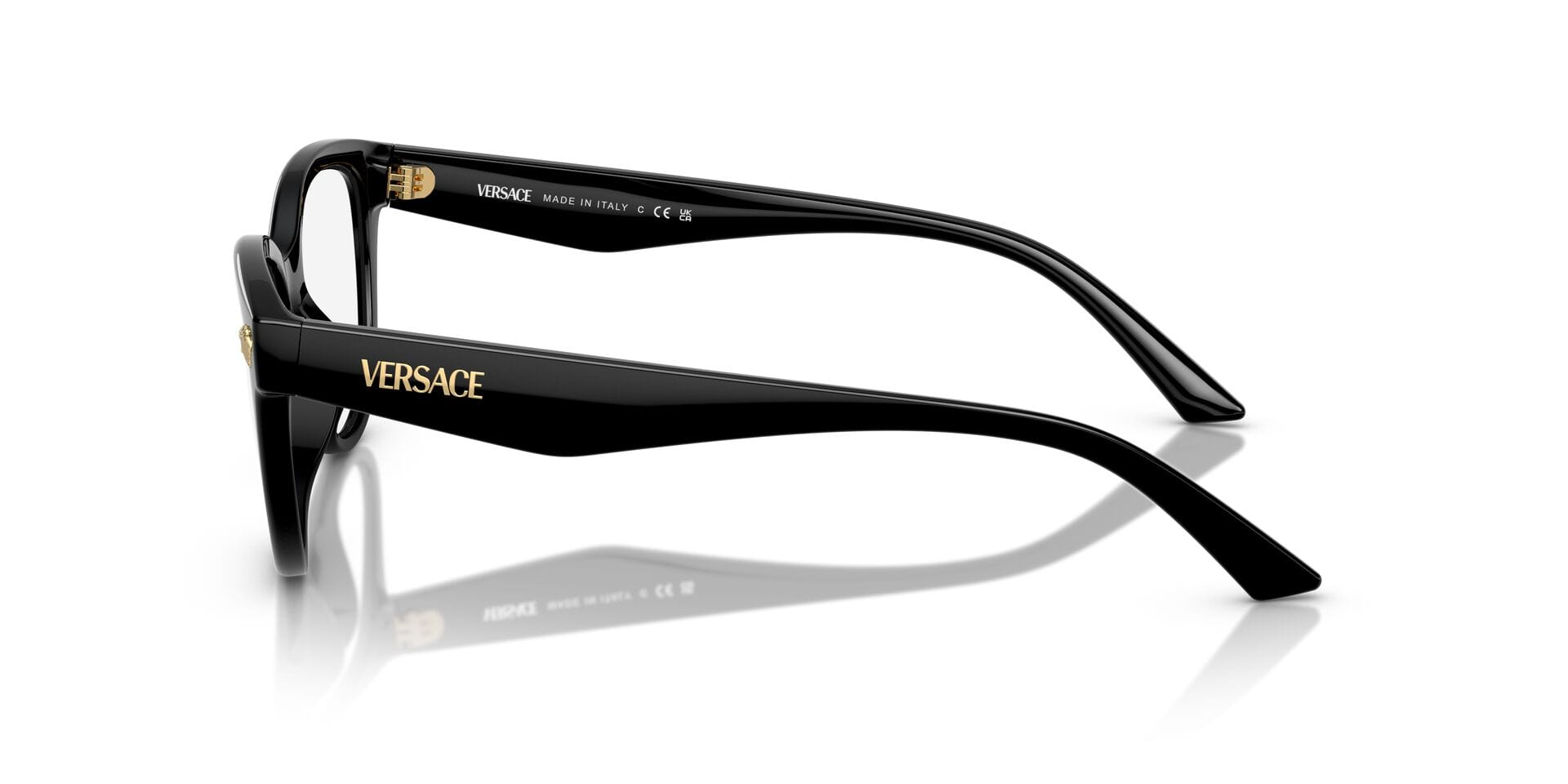 Versace 0VE3365U Frame Black Female Full Shell Frame — Black frame — view 3