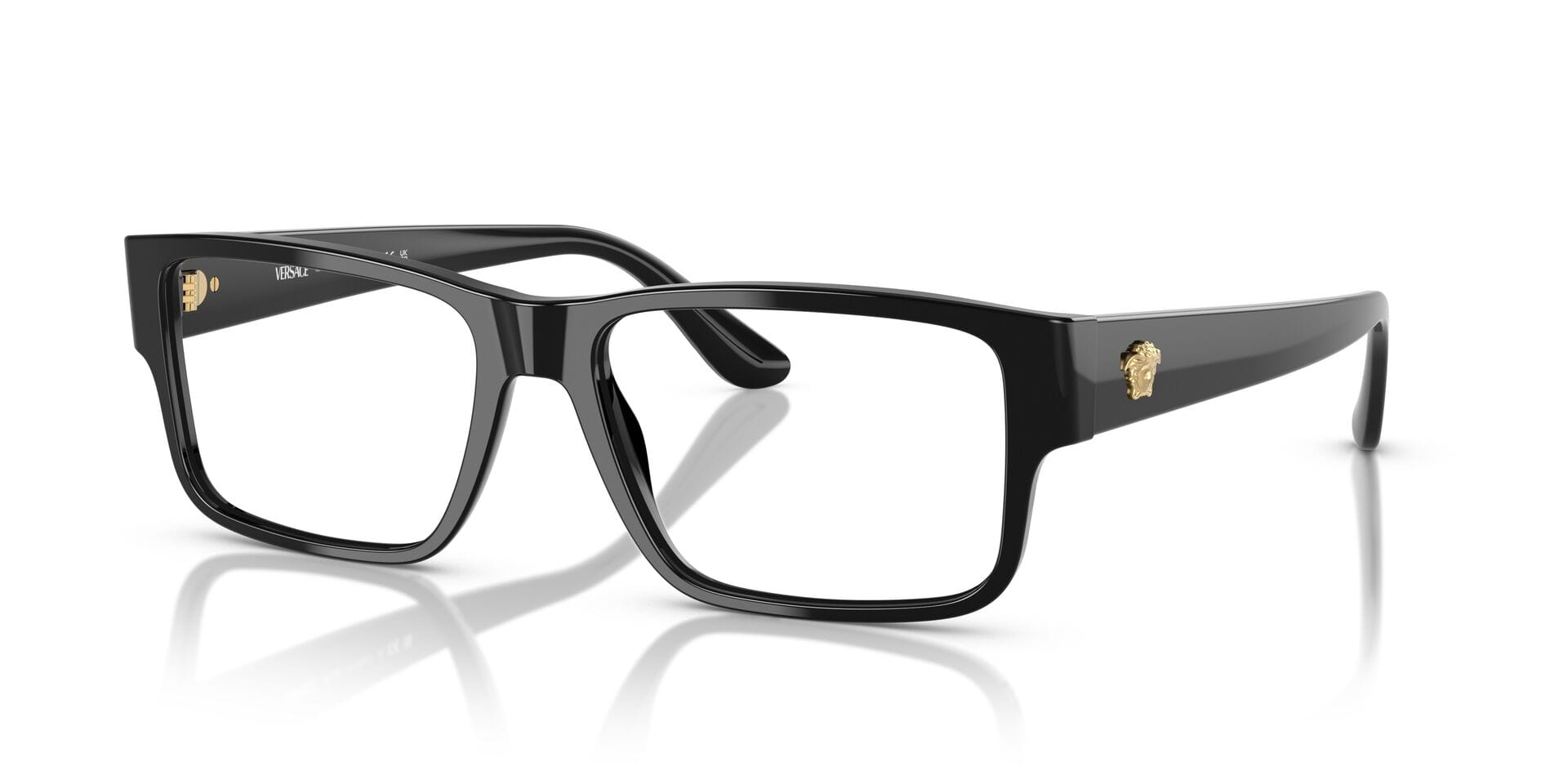 Versace 0VE3342 Frame Black Male Full Shell Frame — Black frame — view 2