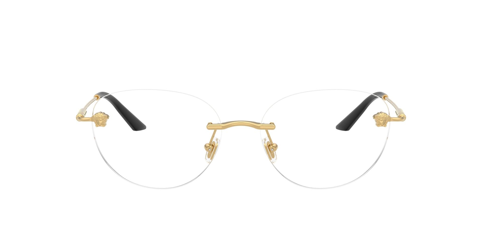 Versace 0VE1305 Frame Gold Female RimLess Metal — Gold frame