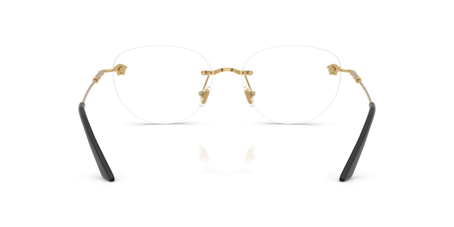 Versace 0VE1305 Frame Gold Female RimLess Metal Frame — Gold frame — view 2