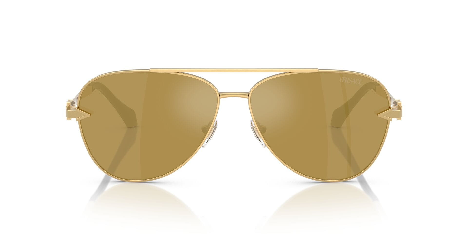 Versace 0VE2283 Sunglass Gold Male Full Metal Sunglass — Gold frame — view 4