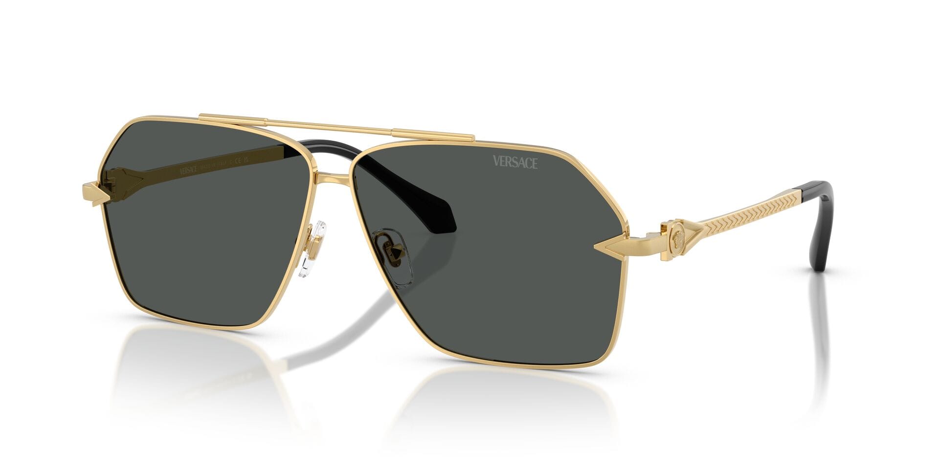 Versace 0VE2284 Sunglass Gold Male Full Metal — Gold frame