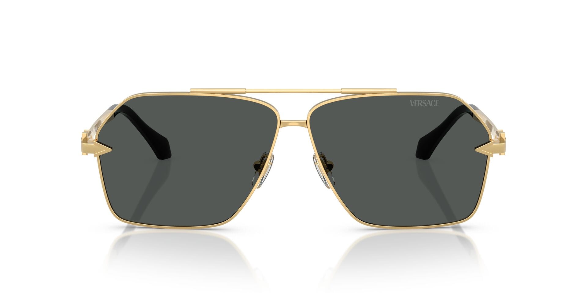 Versace 0VE2284 Sunglass Gold Male Full Metal Sunglass — Gold frame — view 3
