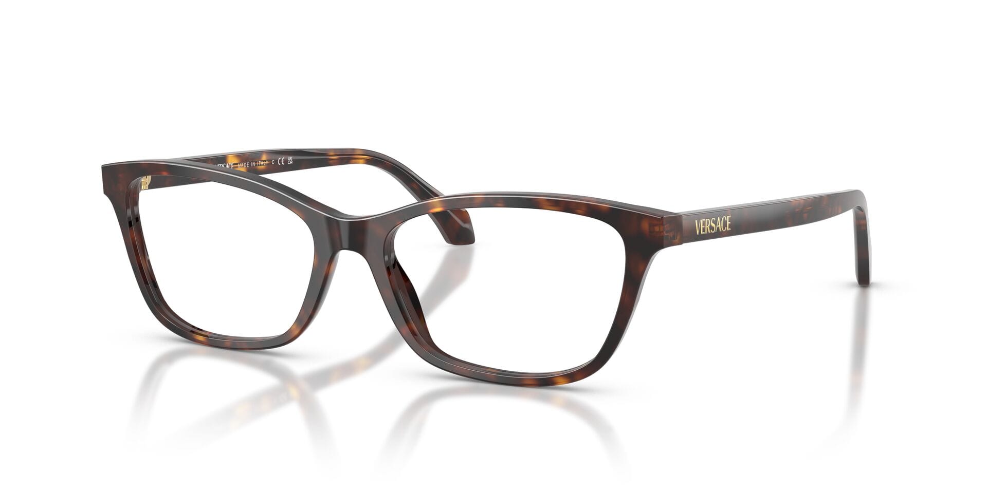 Versace 0VE3375 Frame Havana Female Full Shell — Havana frame