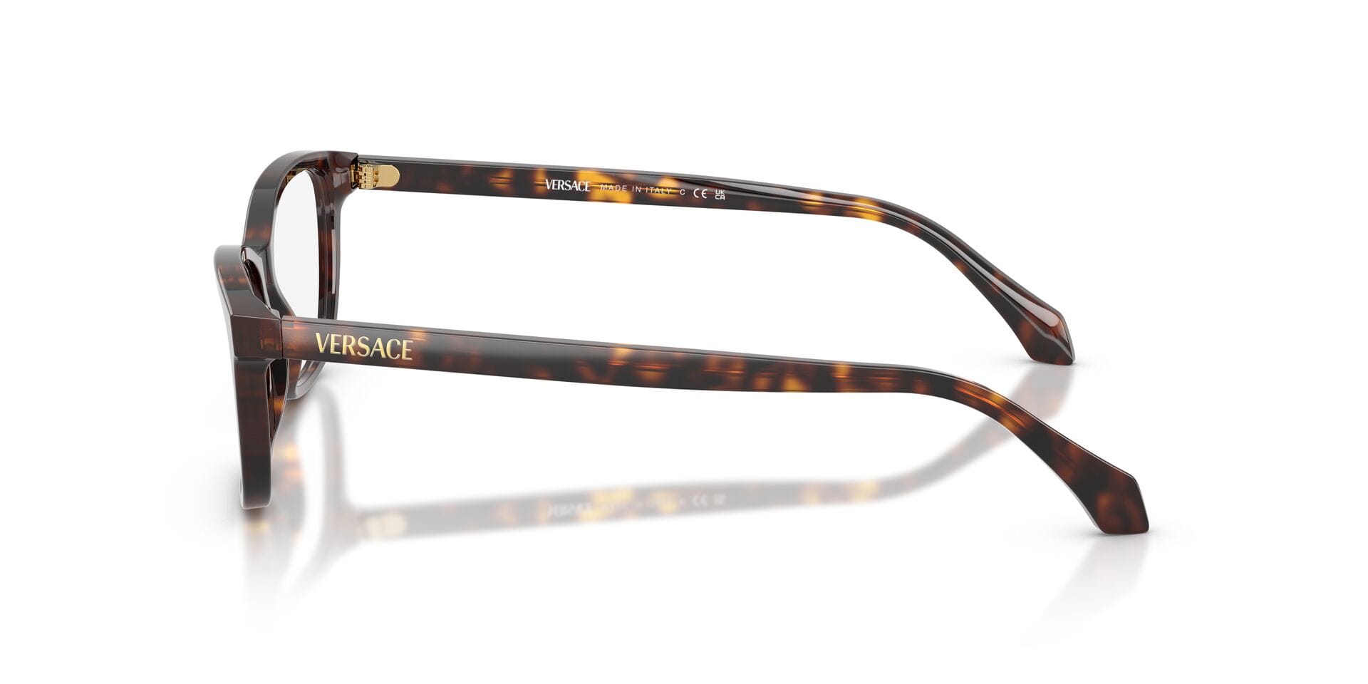 Versace 0VE3375 Frame Havana Female Full Shell Frame — Havana frame — view 4
