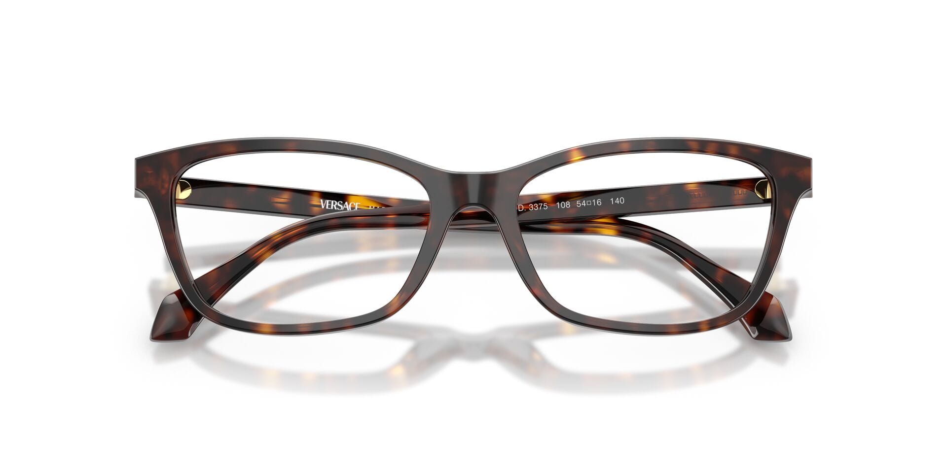Versace 0VE3375 Frame Havana Female Full Shell Frame — Havana frame — view 5