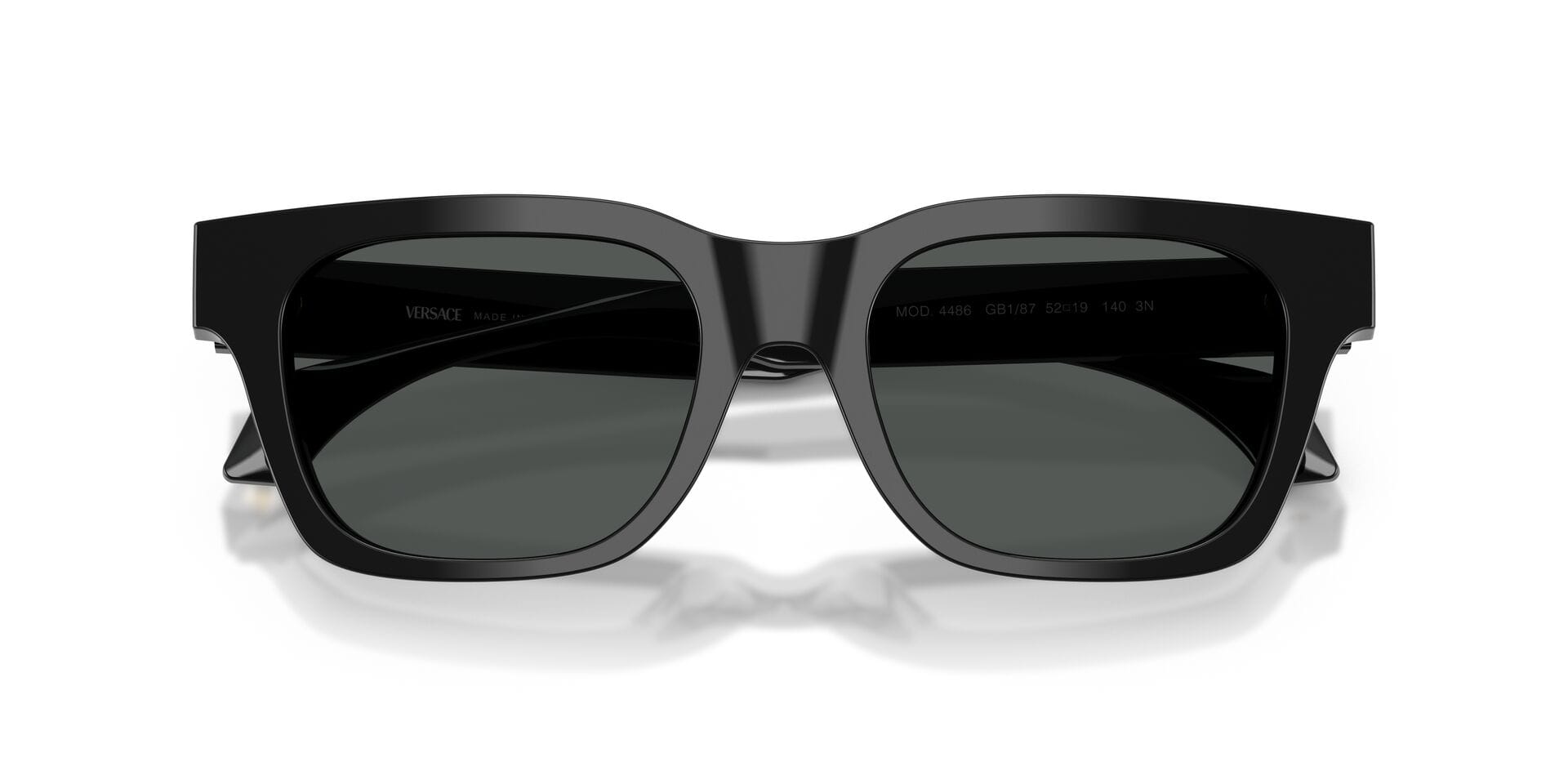 Versace 0VE4486 Sunglass Black Male Full Shell Sunglass — Black frame — view 5