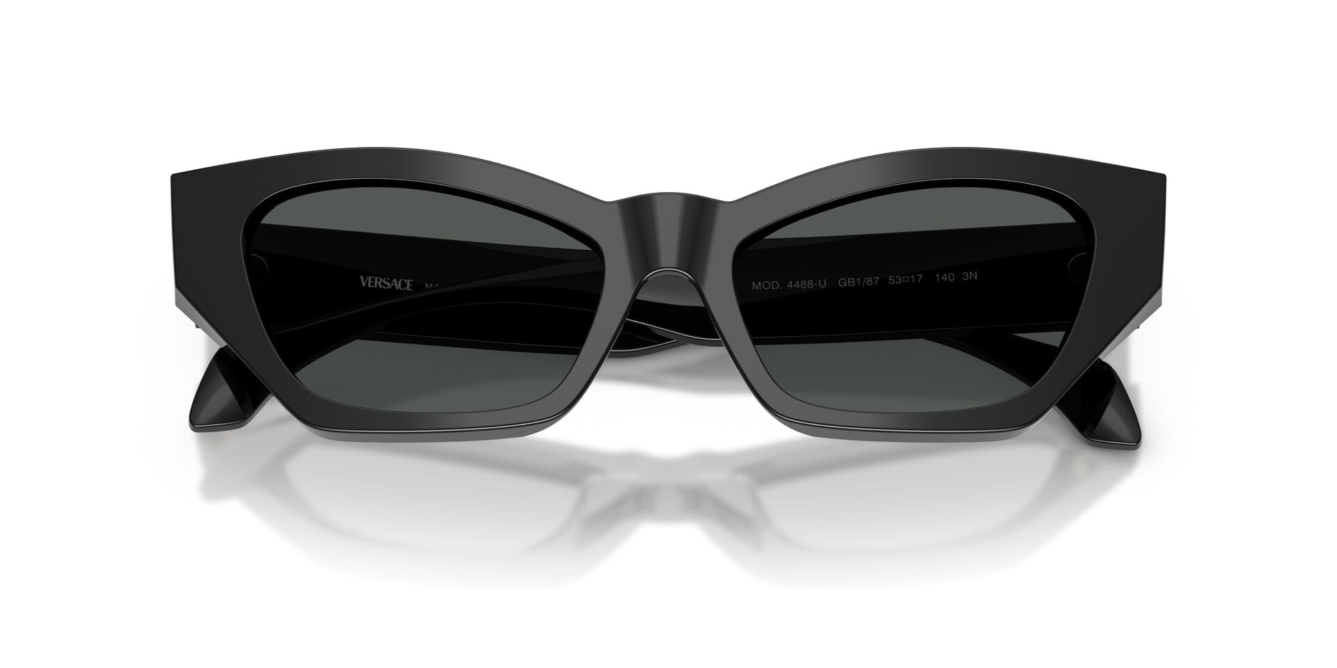 Versace 0VE4488U Sunglass Black Female Full Shell Sunglass — Black frame — view 5