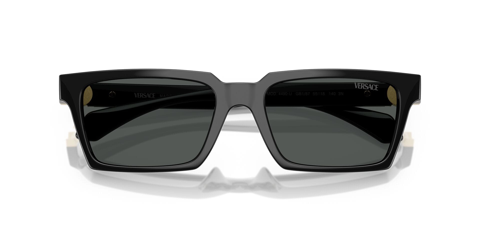 Versace 0VE4490U Sunglass Black Male Full Shell Sunglass — Black frame — view 7