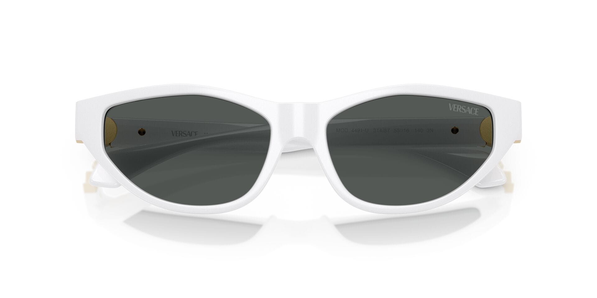 Versace 0VE4491U Sunglass White Female Full Shell Sunglass — White frame — view 7