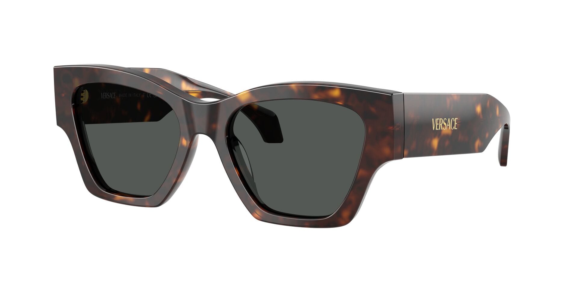 Versace 0VE4492U Sunglass Havana Female Full Shell Sunglass — Havana frame — view 3