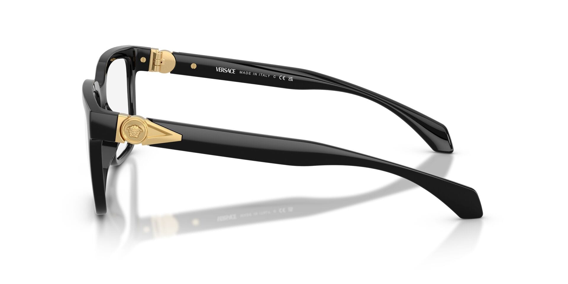 Versace 0VE3377U Frame Black Male Full Shell Frame — Black frame — view 5