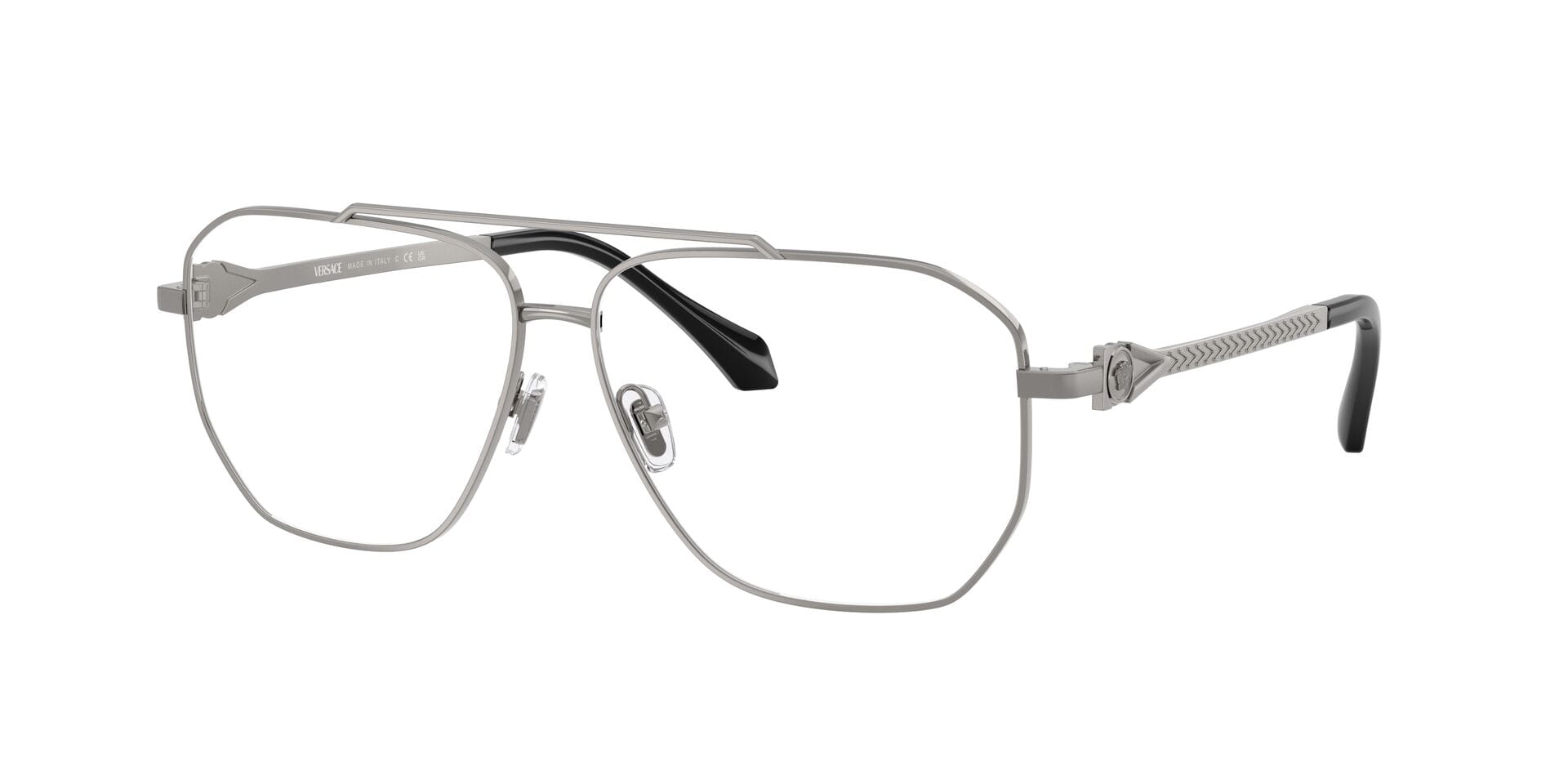 Versace 0VE1307 Frame Gun Metal Male Full Metal Frame — Gun Metal frame — view 3