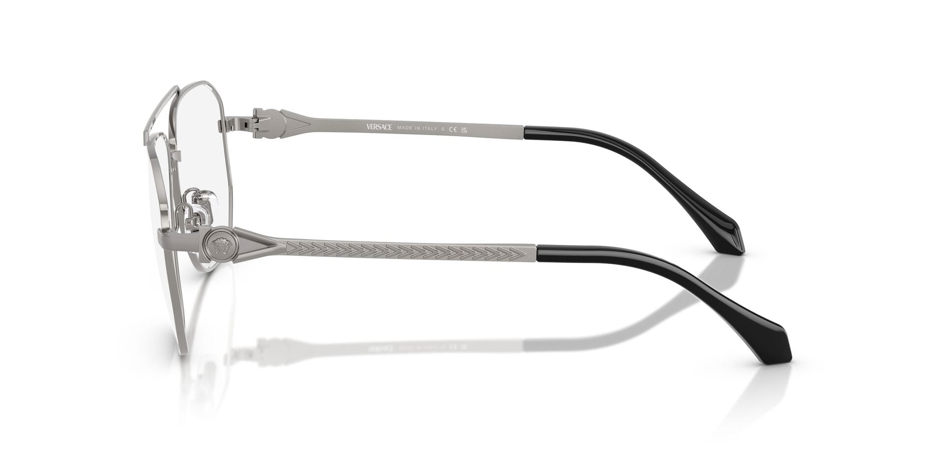 Versace 0VE1307 Frame Gun Metal Male Full Metal Frame — Gun Metal frame — view 5