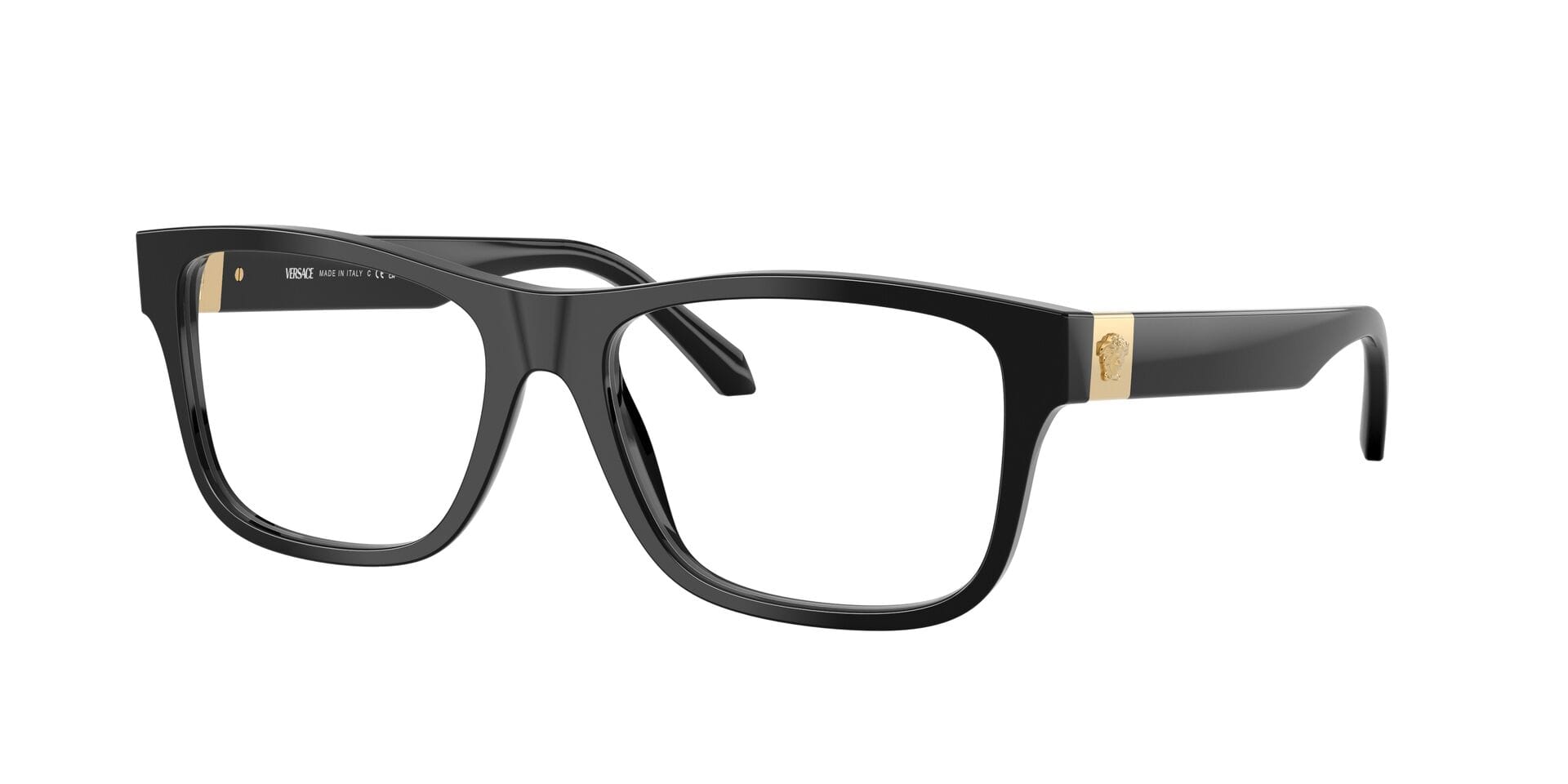Versace 0VE3380 Frame Black Male Full Shell Frame — Black frame — view 3