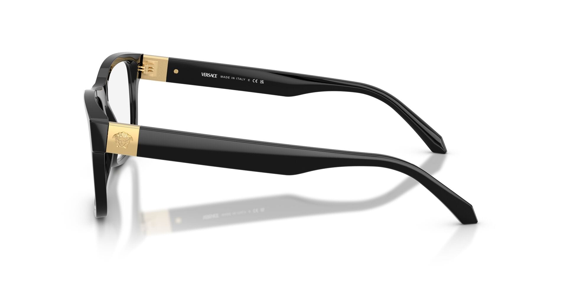 Versace 0VE3380 Frame Black Male Full Shell Frame — Black frame — view 5