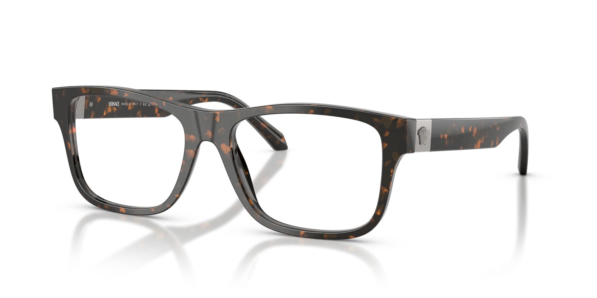 Versace 0VE3380 Frame Havana Male Full Shell Frame — Havana frame — view 1