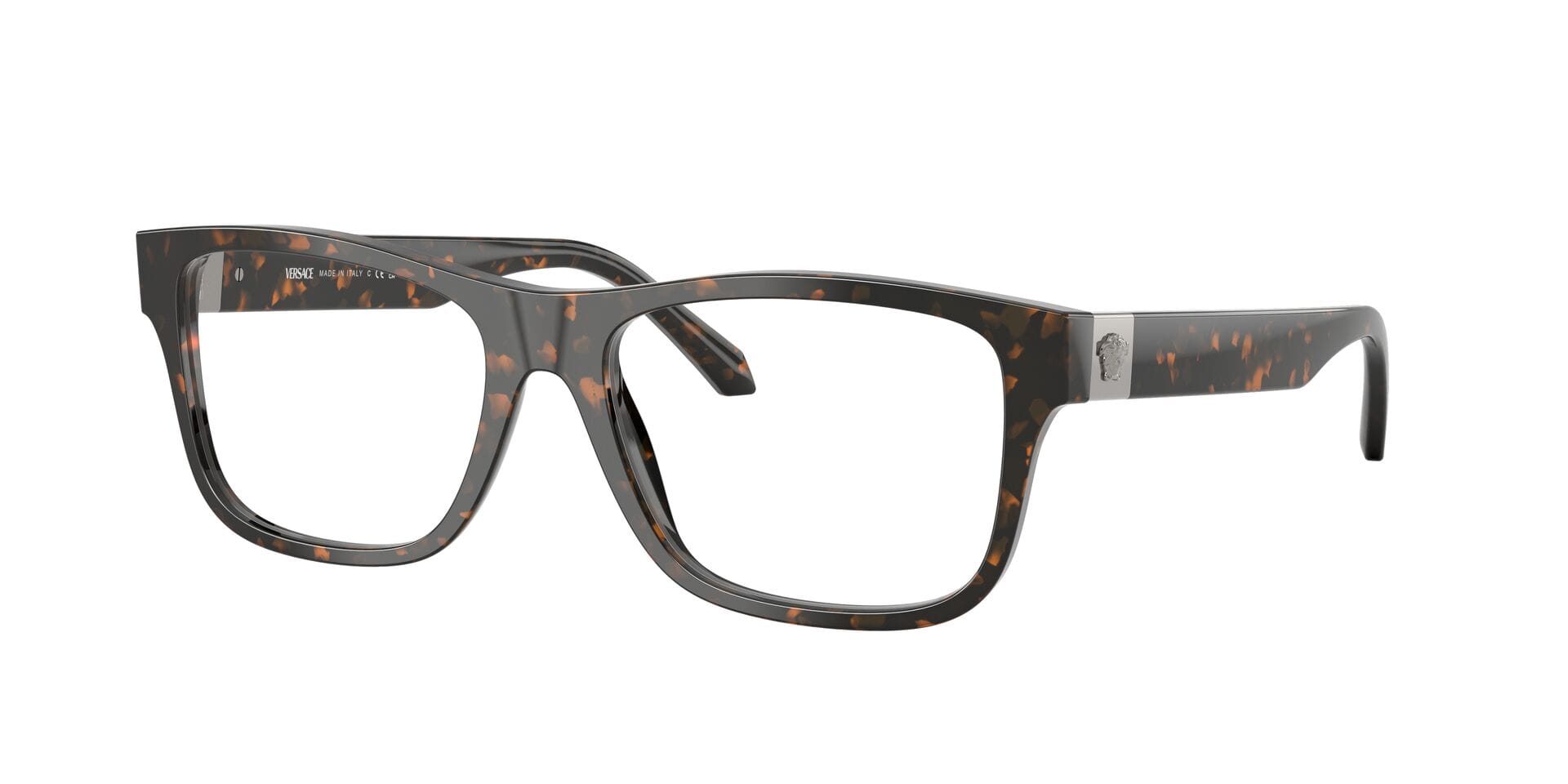 Versace 0VE3380 Frame Havana Male Full Shell Frame — Havana frame — view 3