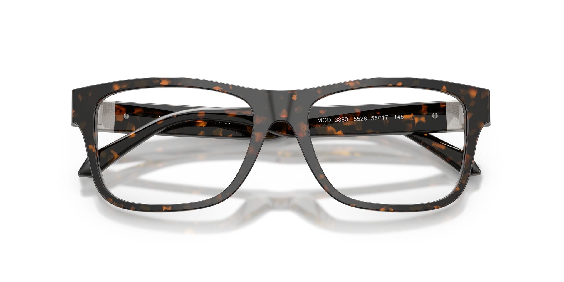 Versace 0VE3380 Frame Havana Male Full Shell Frame — Havana frame — view 7