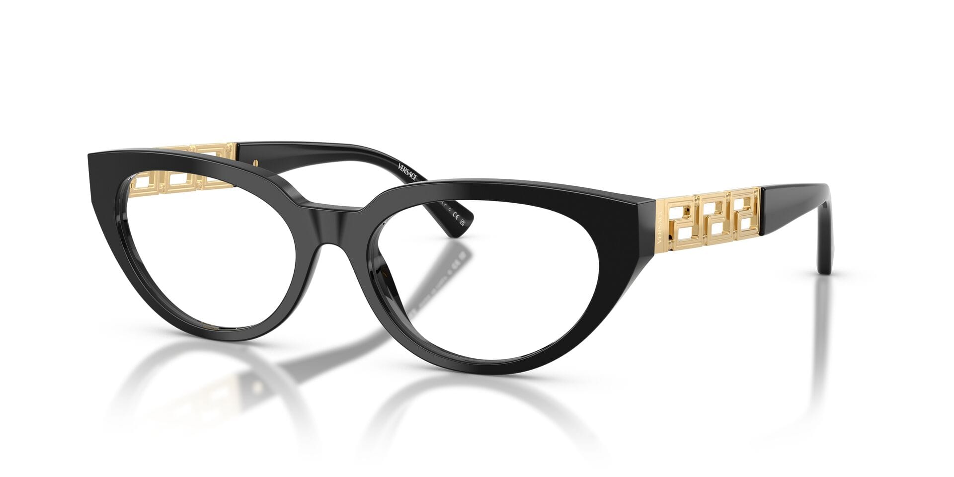 Versace 0VE3383 Frame Black Female Full Metal Frame — Black frame — view 2