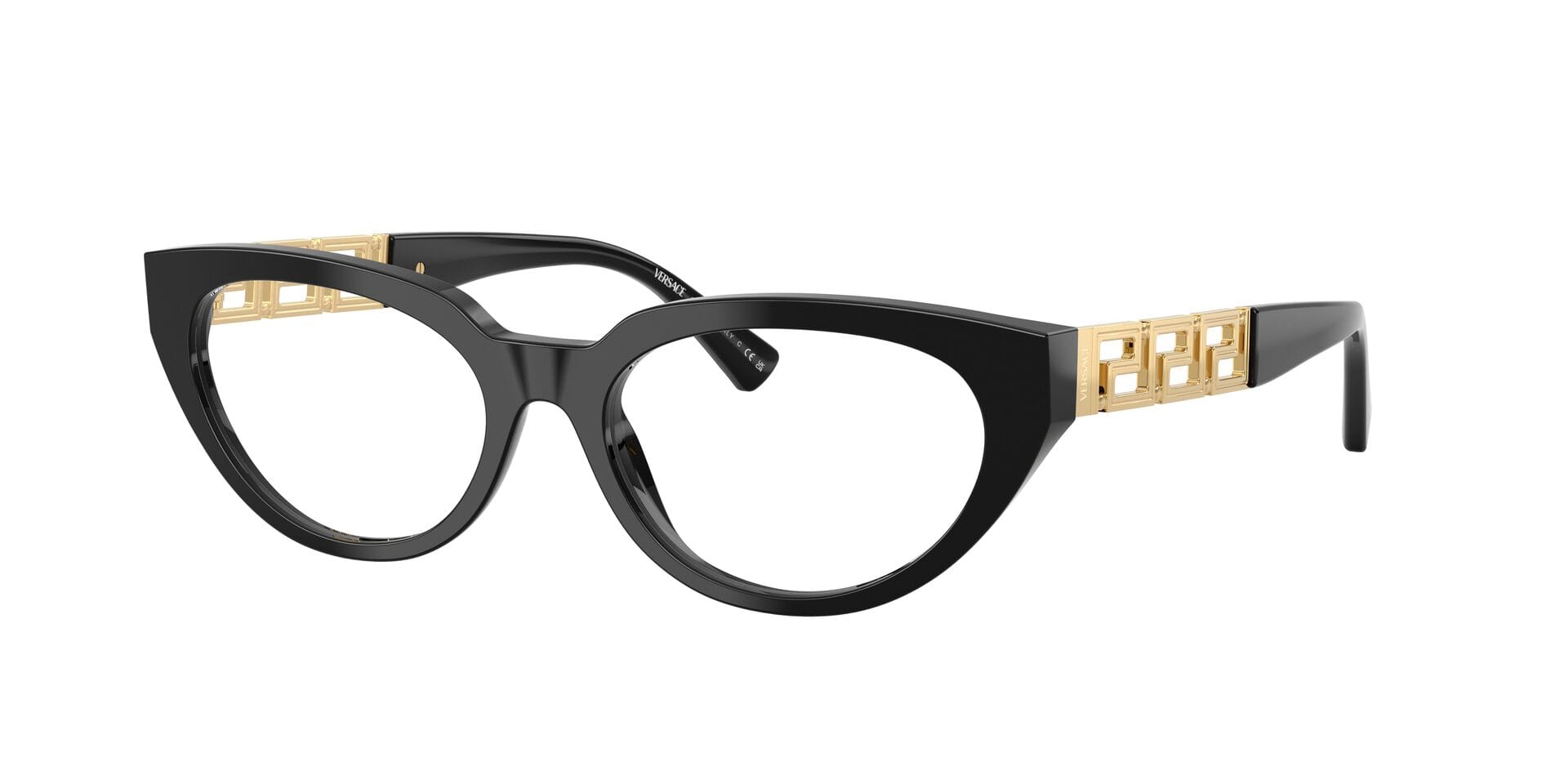 Versace 0VE3383 Frame Black Female Full Metal Frame — Black frame — view 3