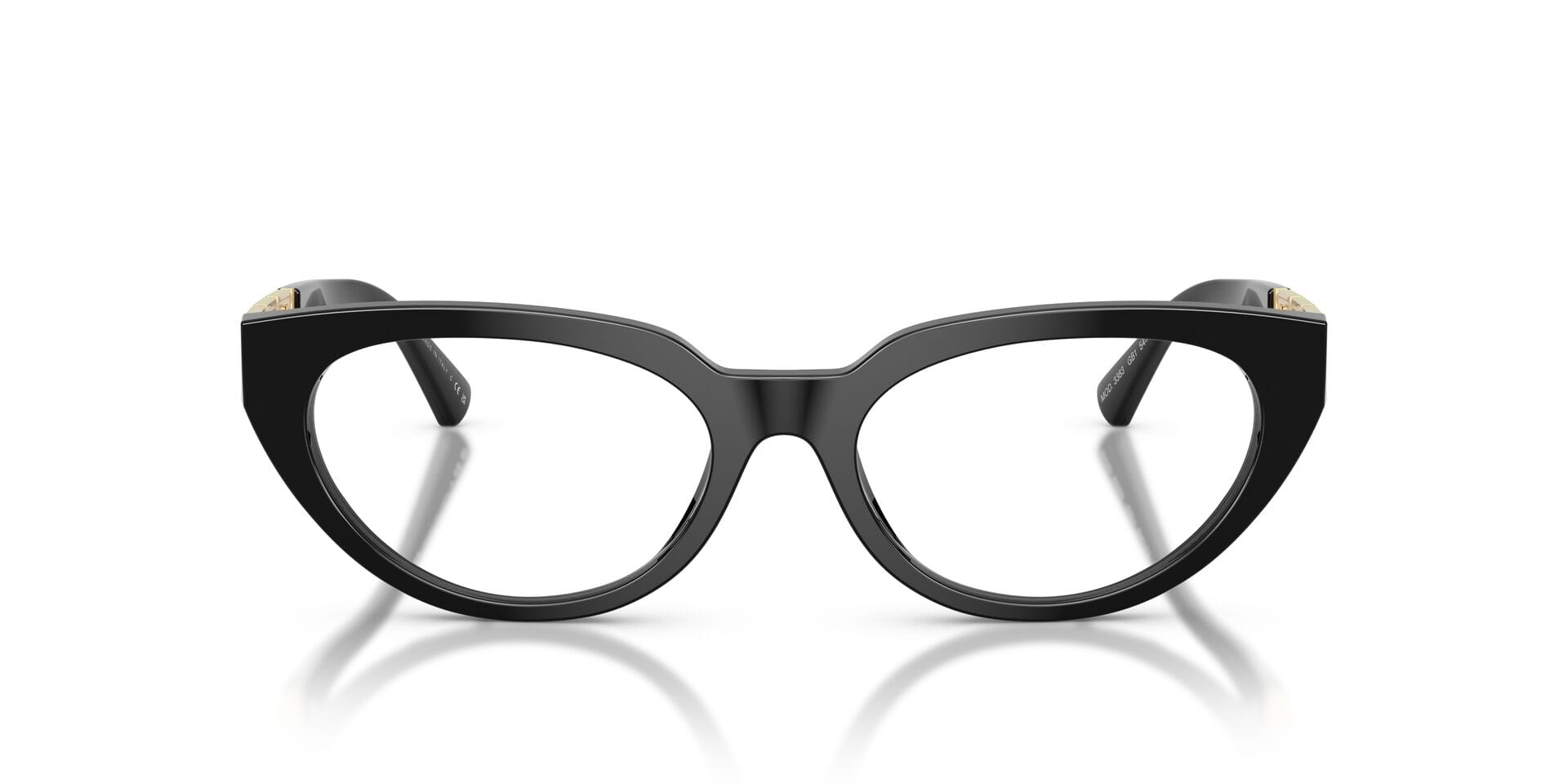 Versace 0VE3383 Frame Black Female Full Metal Frame — Black frame — view 4