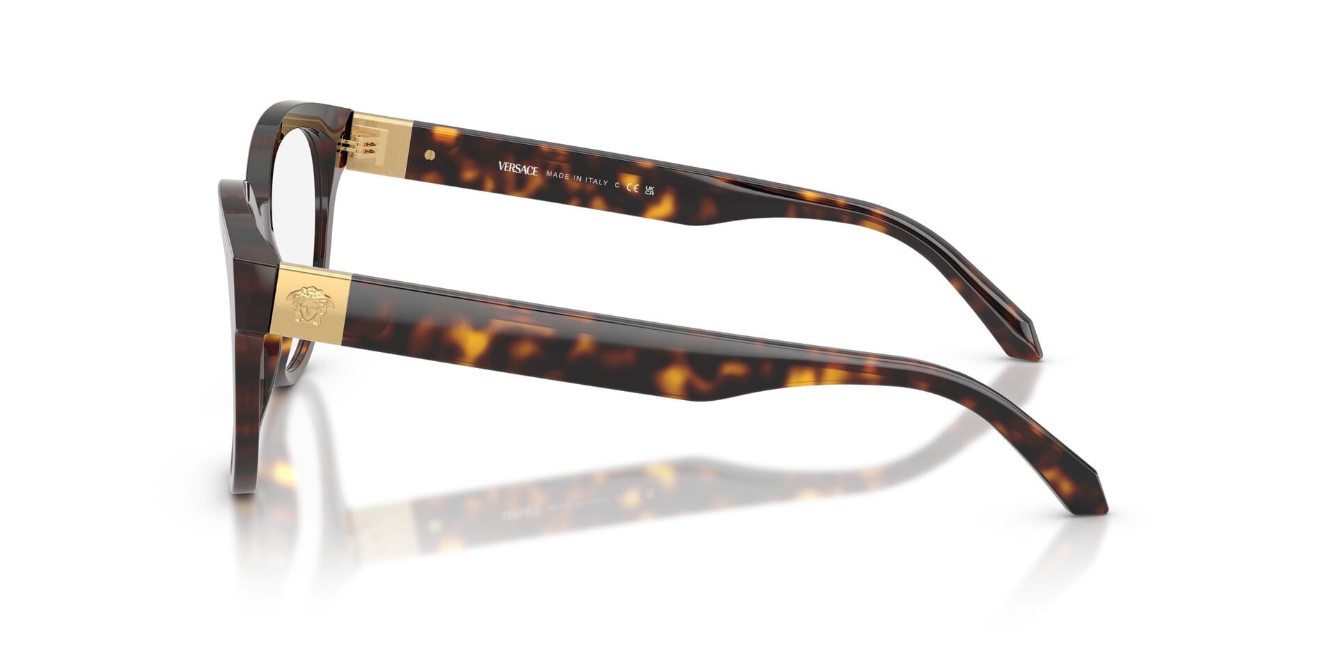 Versace 0VE3384 Frame Havana Female Full Shell Frame — Havana frame — view 5