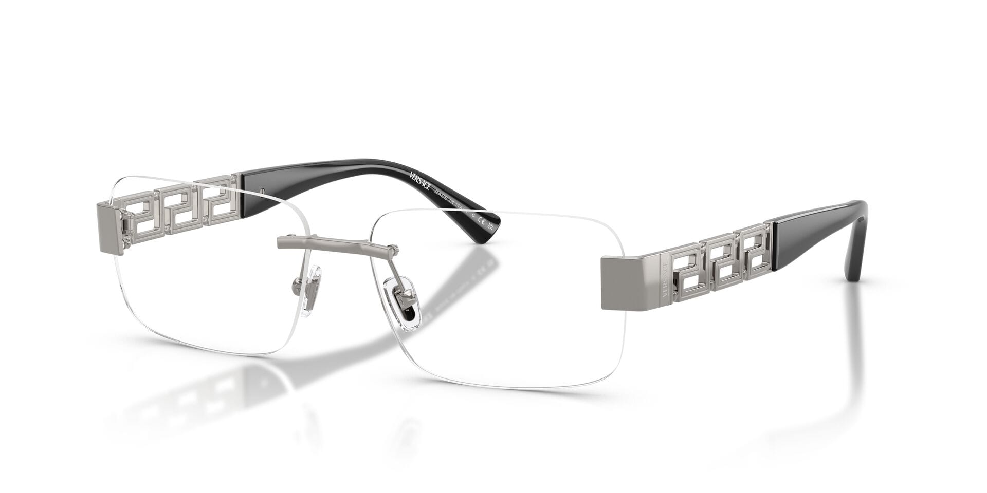 Versace 0VE1310 Frame Gun Metal Male RimLess Metal Frame — Gun Metal frame — view 2