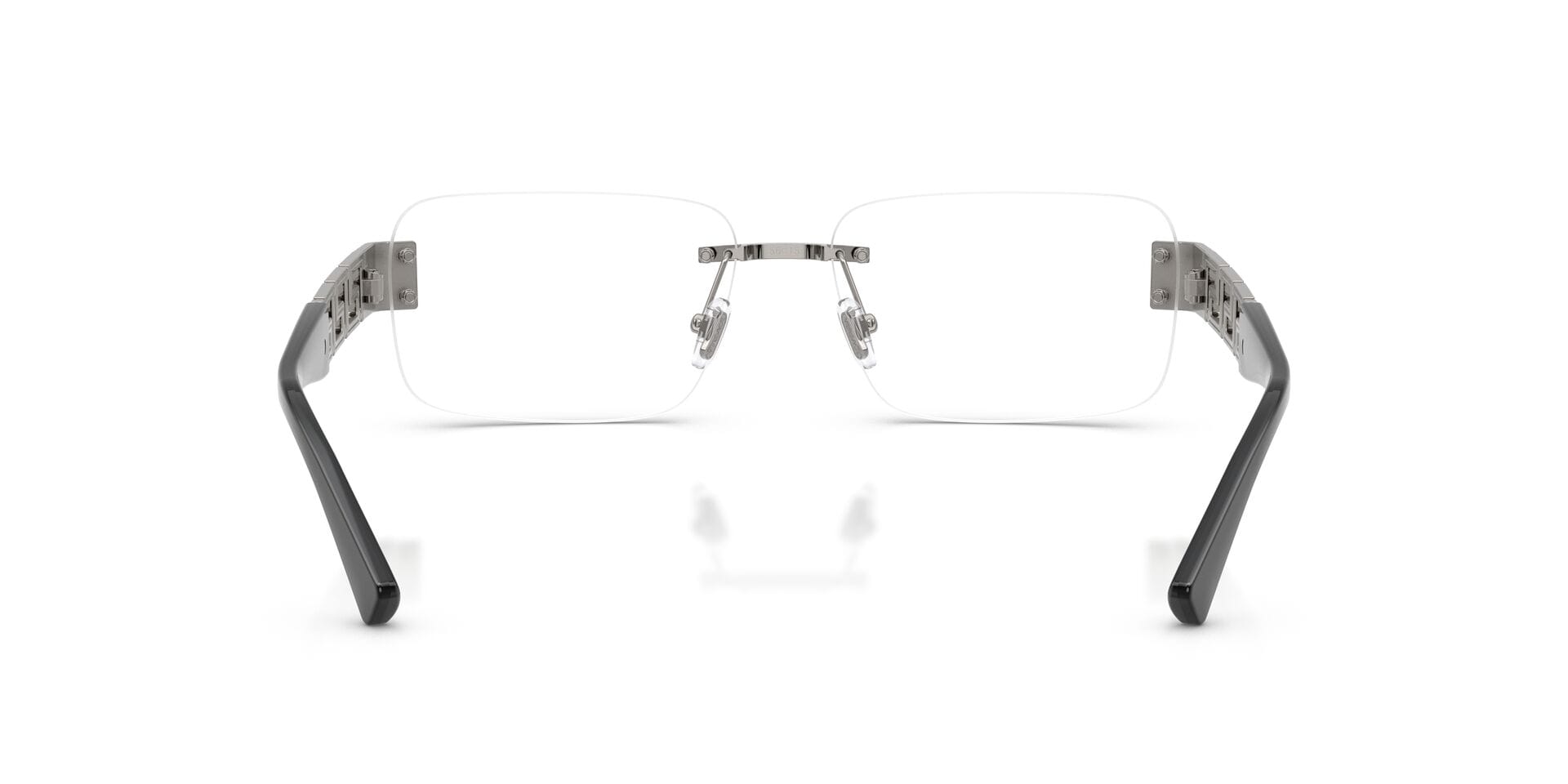 Versace 0VE1310 Frame Gun Metal Male RimLess Metal Frame — Gun Metal frame — view 6