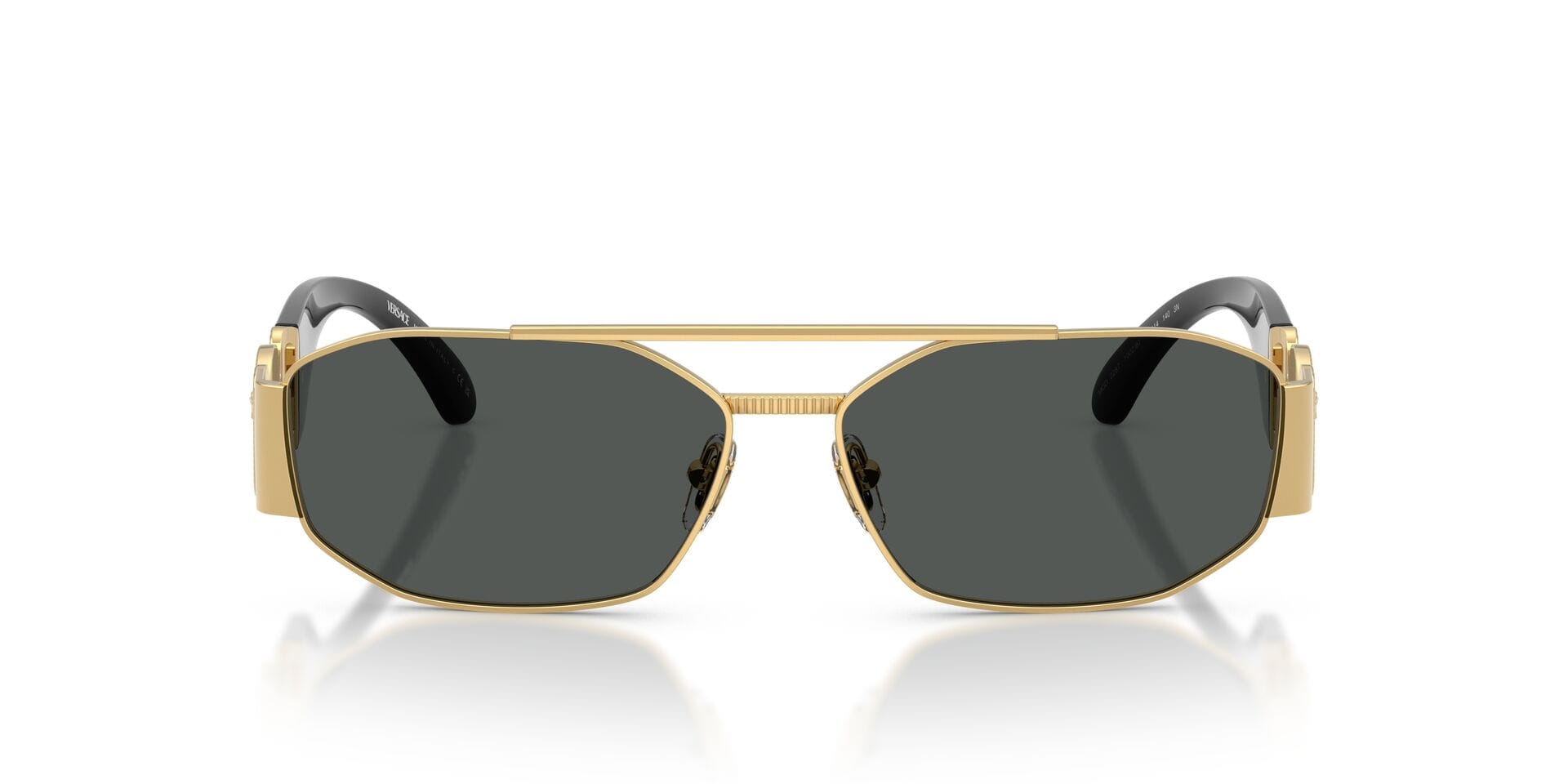 Versace 0VE2287 Sunglass Gold Male Full Metal Sunglass — Gold frame — view 4