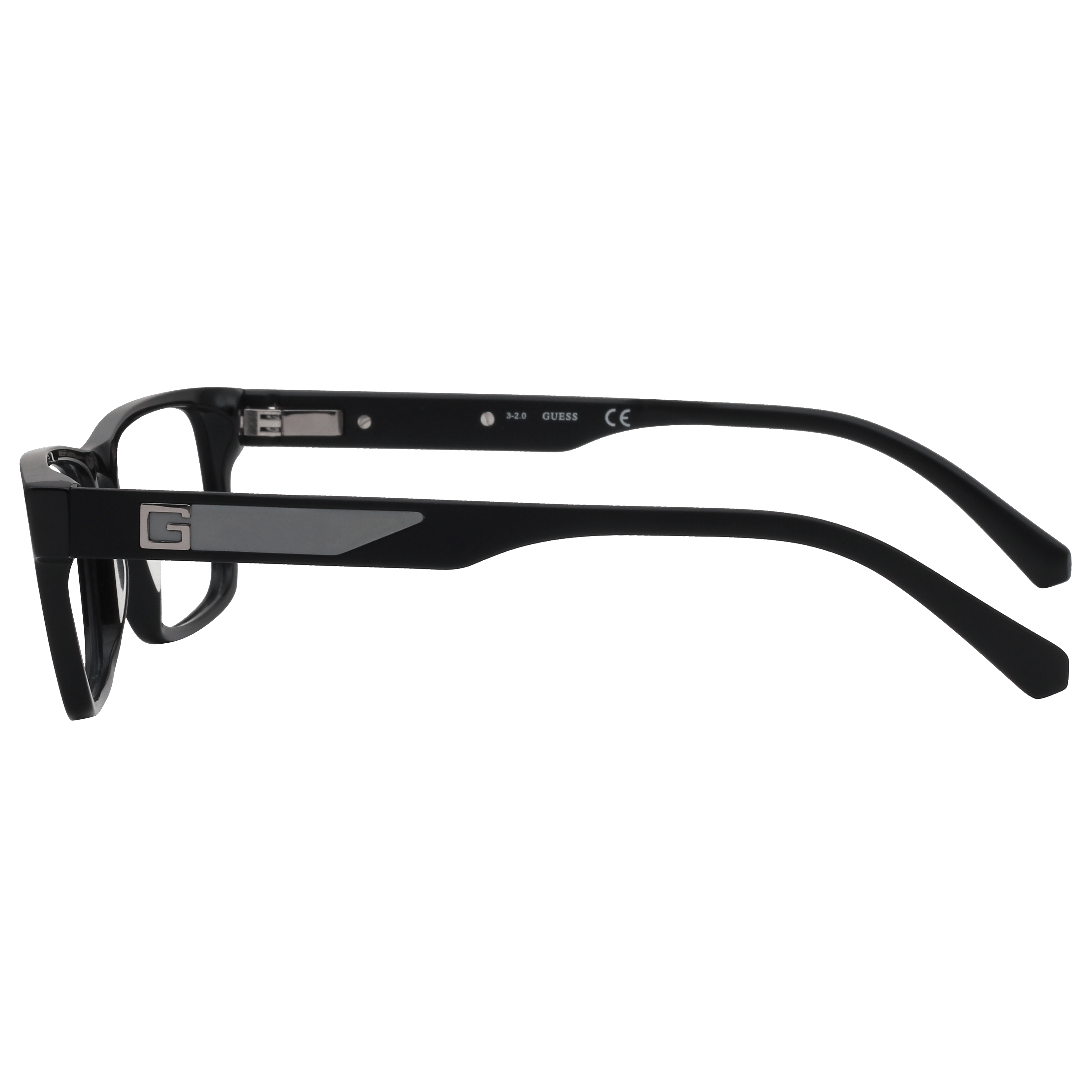 Guess GU50018 Frame Black Male Full Shell Frame — Black frame — view 3
