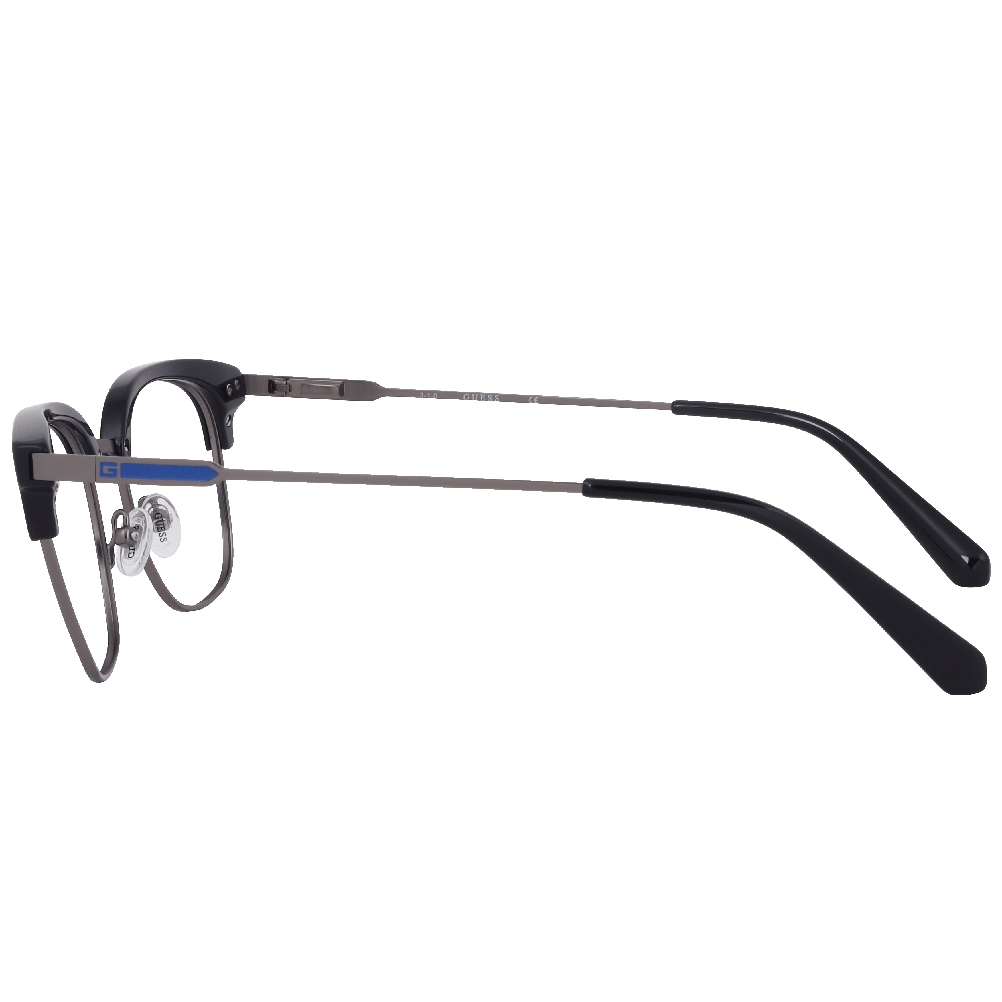 Guess GU50006 Frame Grey Male Full Metal Frame — Grey frame — view 3
