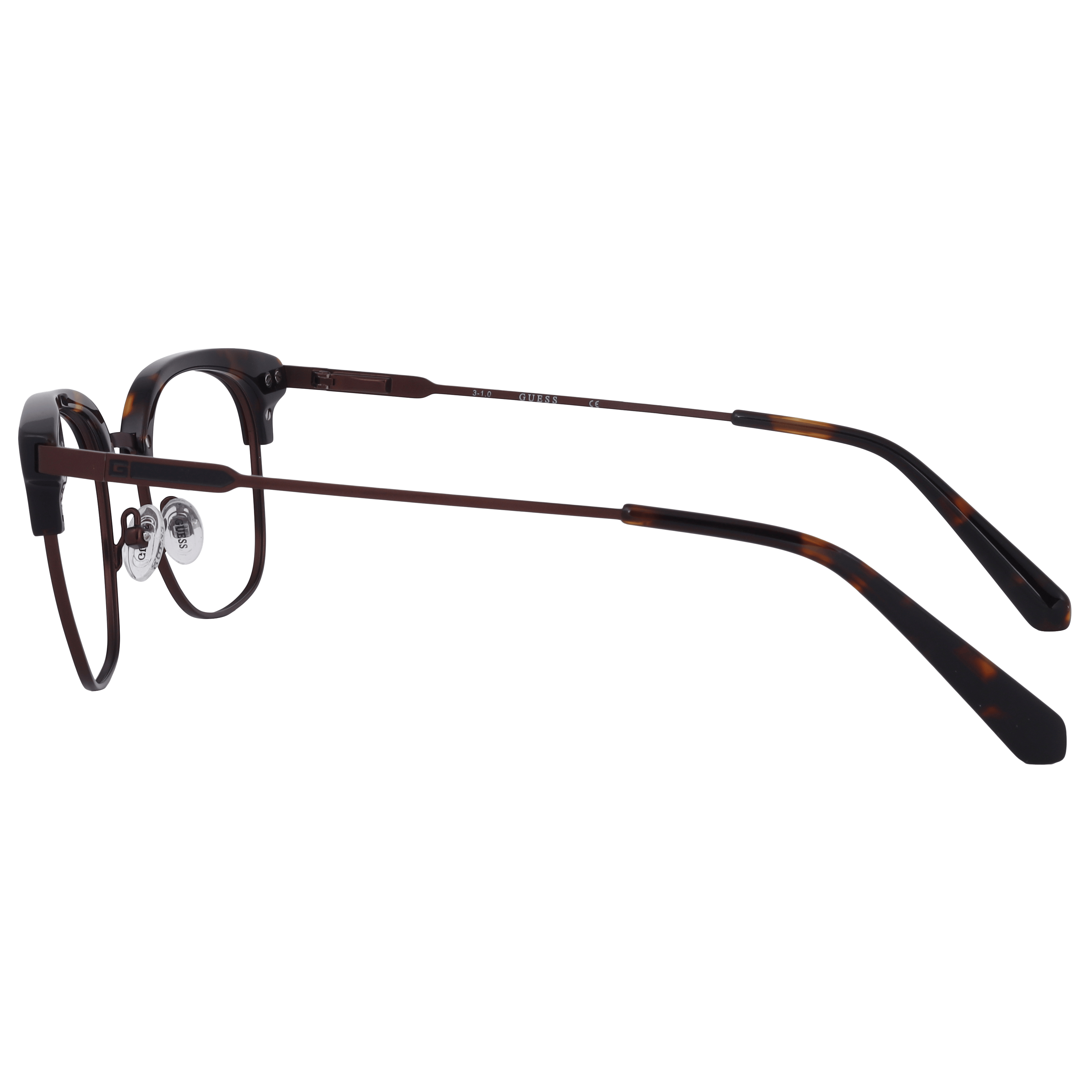 Guess GU50006 Frame Brown Male Full Metal Frame — Brown frame — view 3