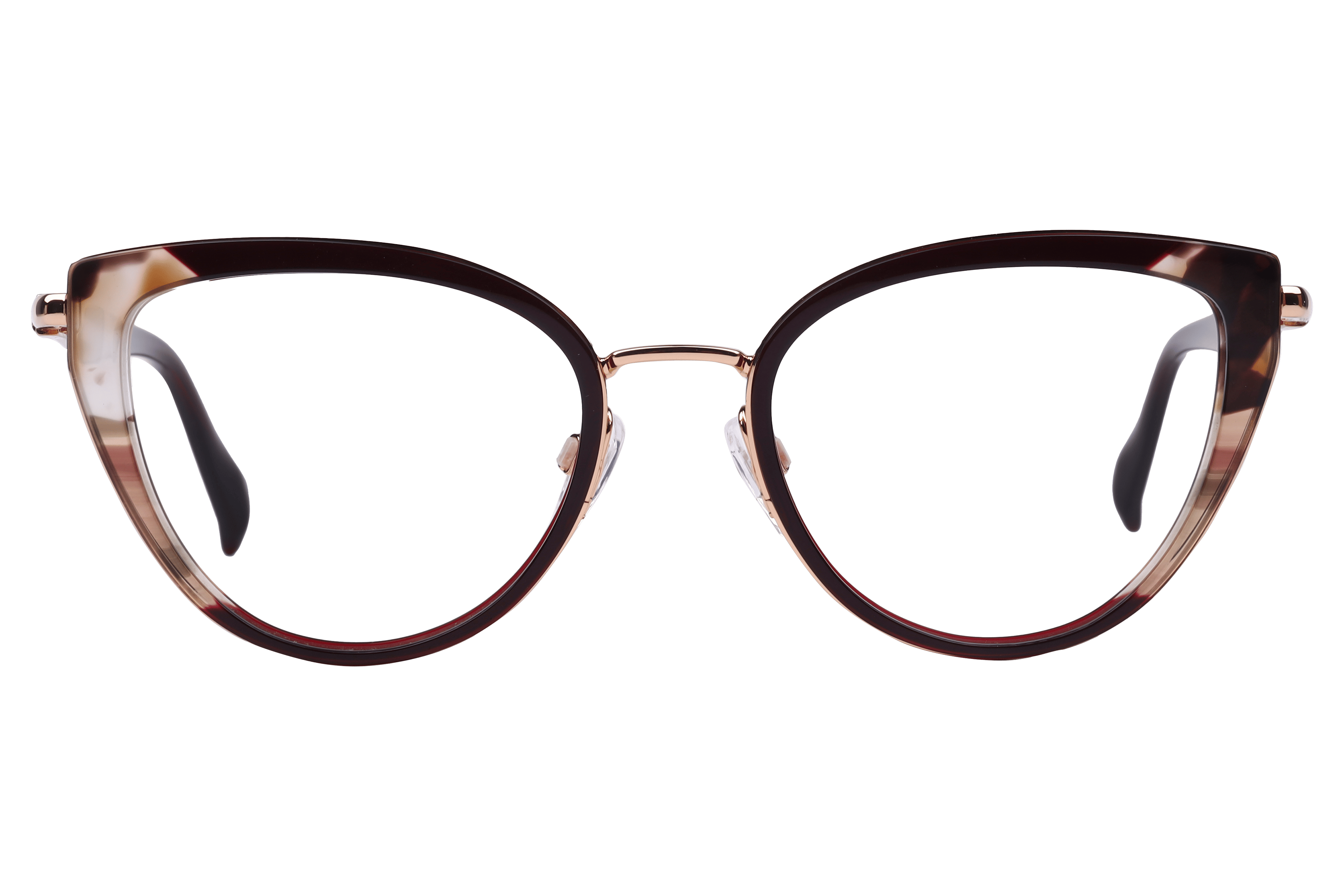 Hickmann AH1520 Frame Maroon Female Full Shell Frame — Maroon frame — view 2