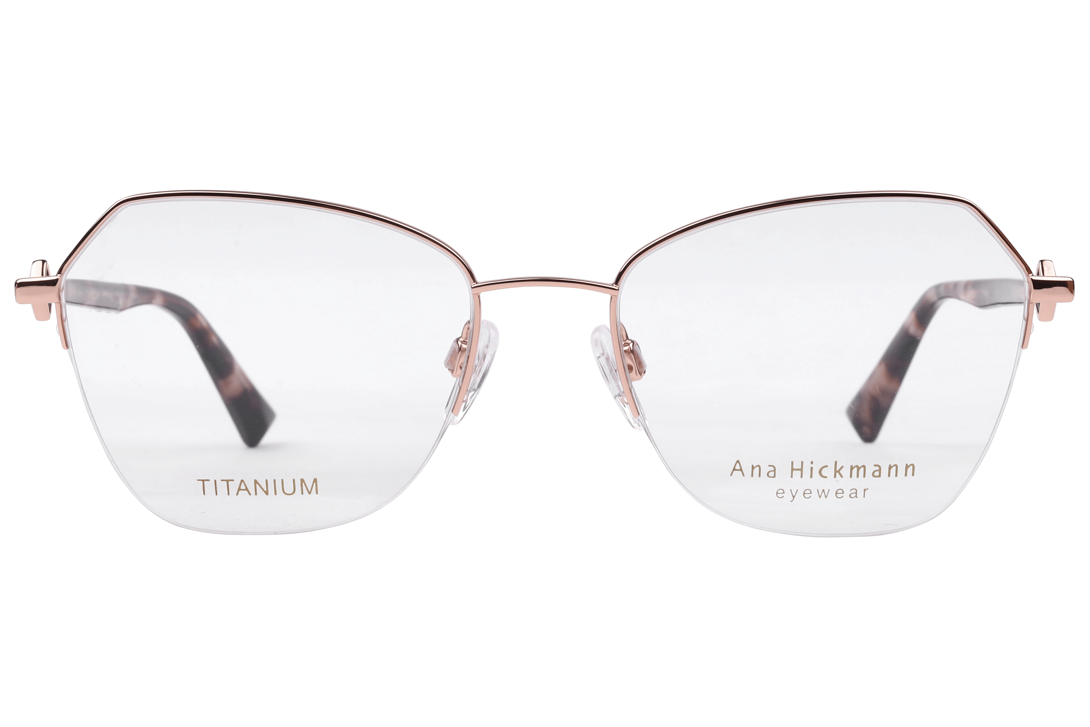Hickmann AH1529T Frame Gold Female Supra Titanium Frame — Gold frame — view 2