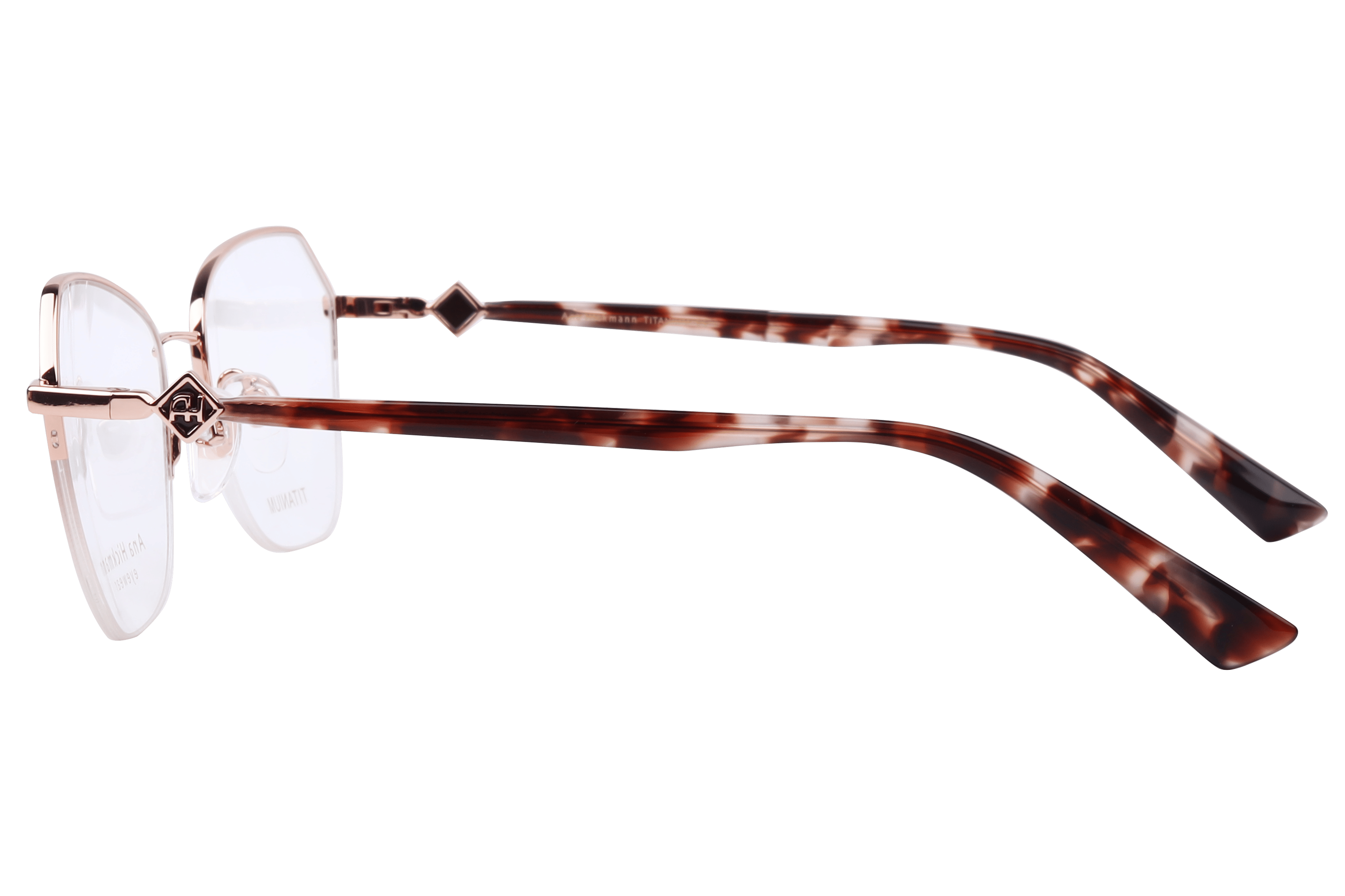 Hickmann AH1529T Frame Gold Female Supra Titanium Frame — Gold frame — view 3