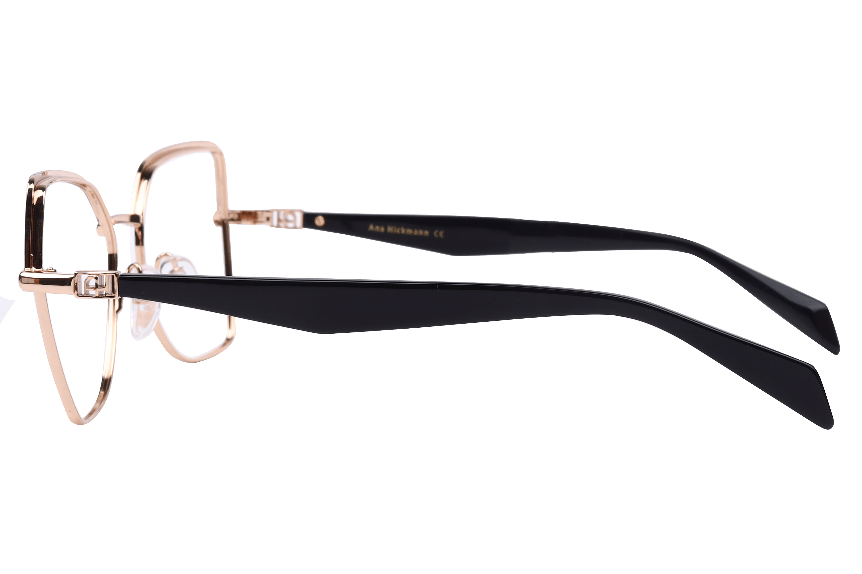 Hickmann AH1530 Frame Gold Female Full Shell Frame — Gold frame — view 3