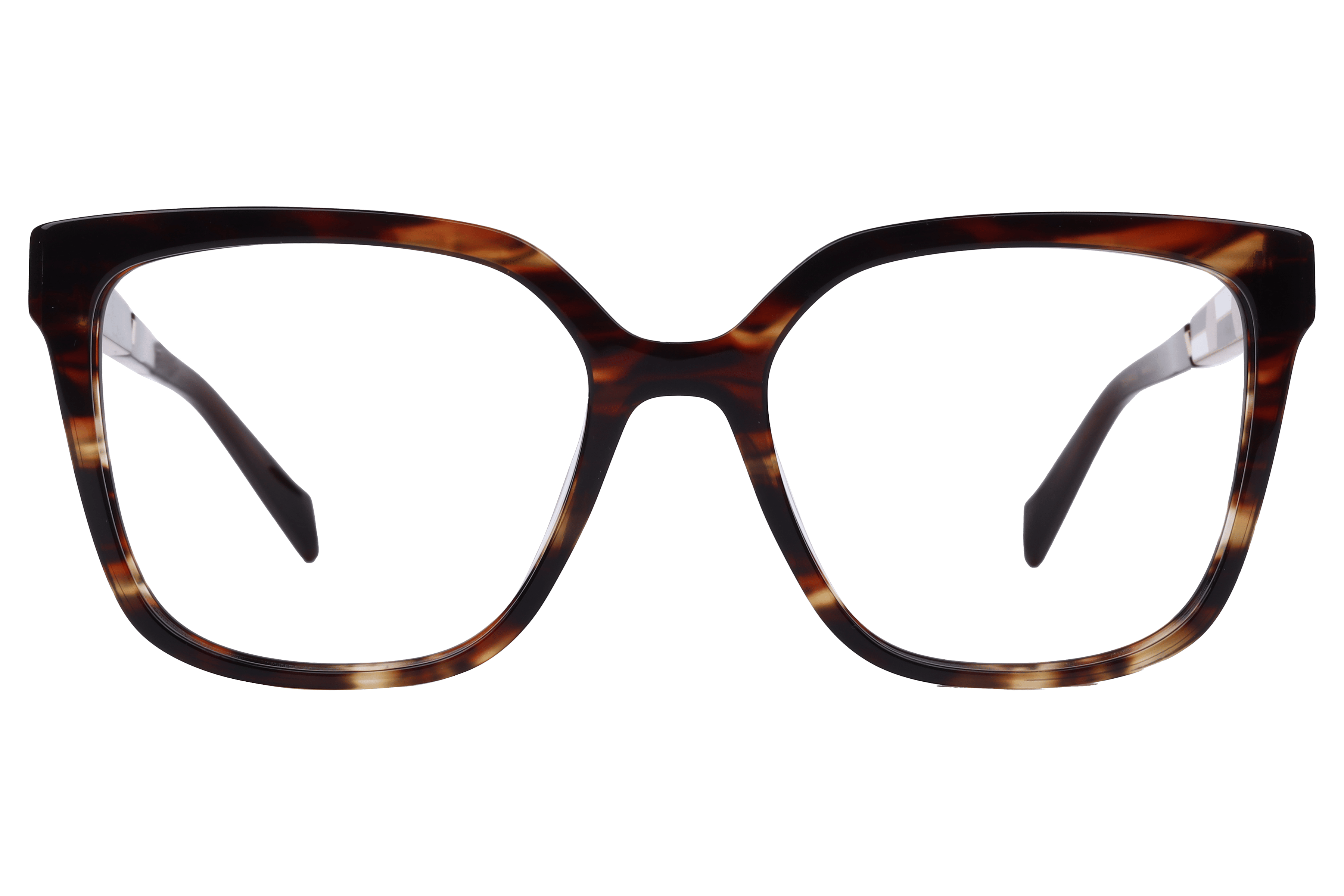 Hickmann AH6531 Frame Havana Unisex Full Stainless Steel Frame — Havana frame — view 2