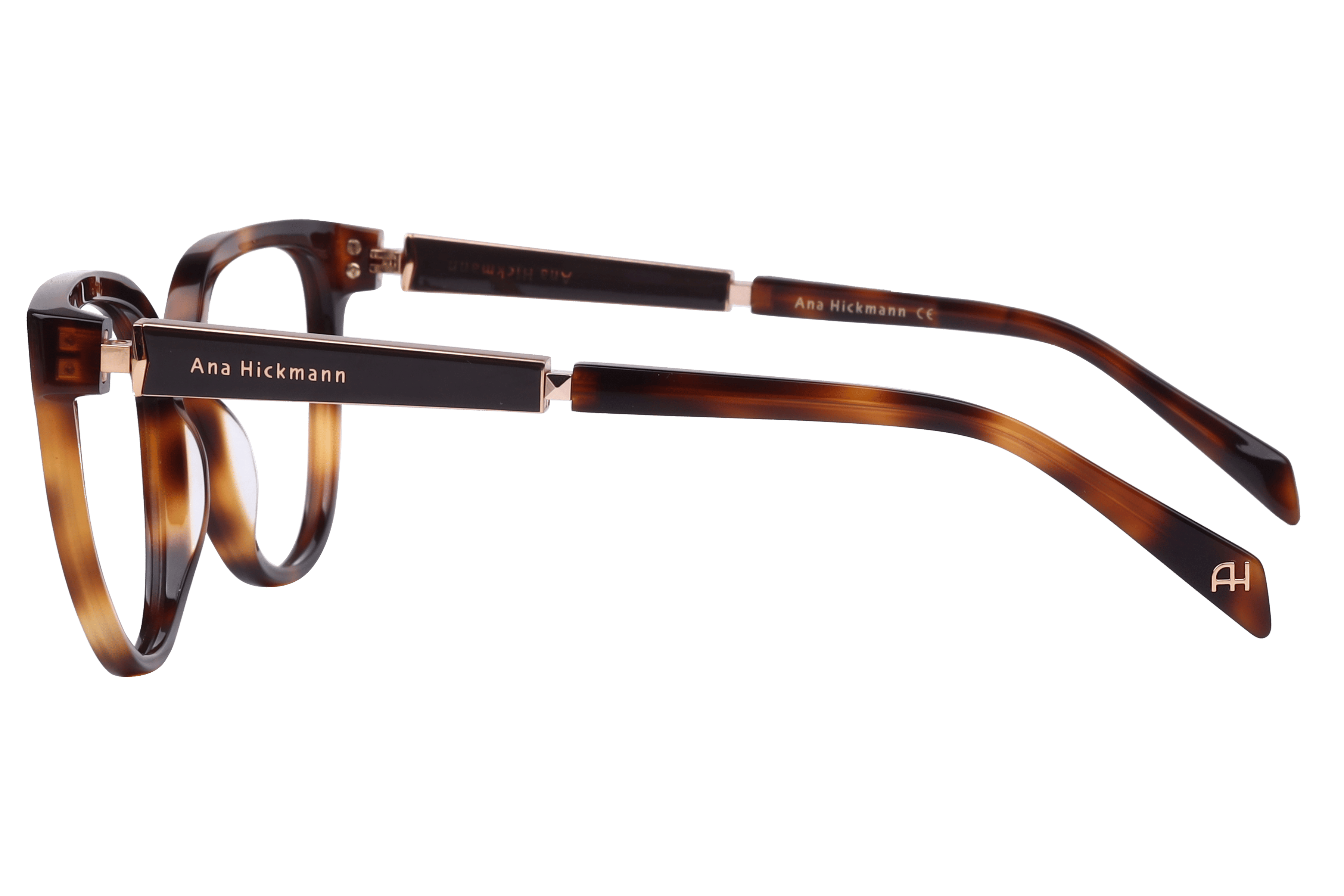 Hickmann AH6532 Frame Havana Female Full Stainless Steel Frame — Havana frame — view 3