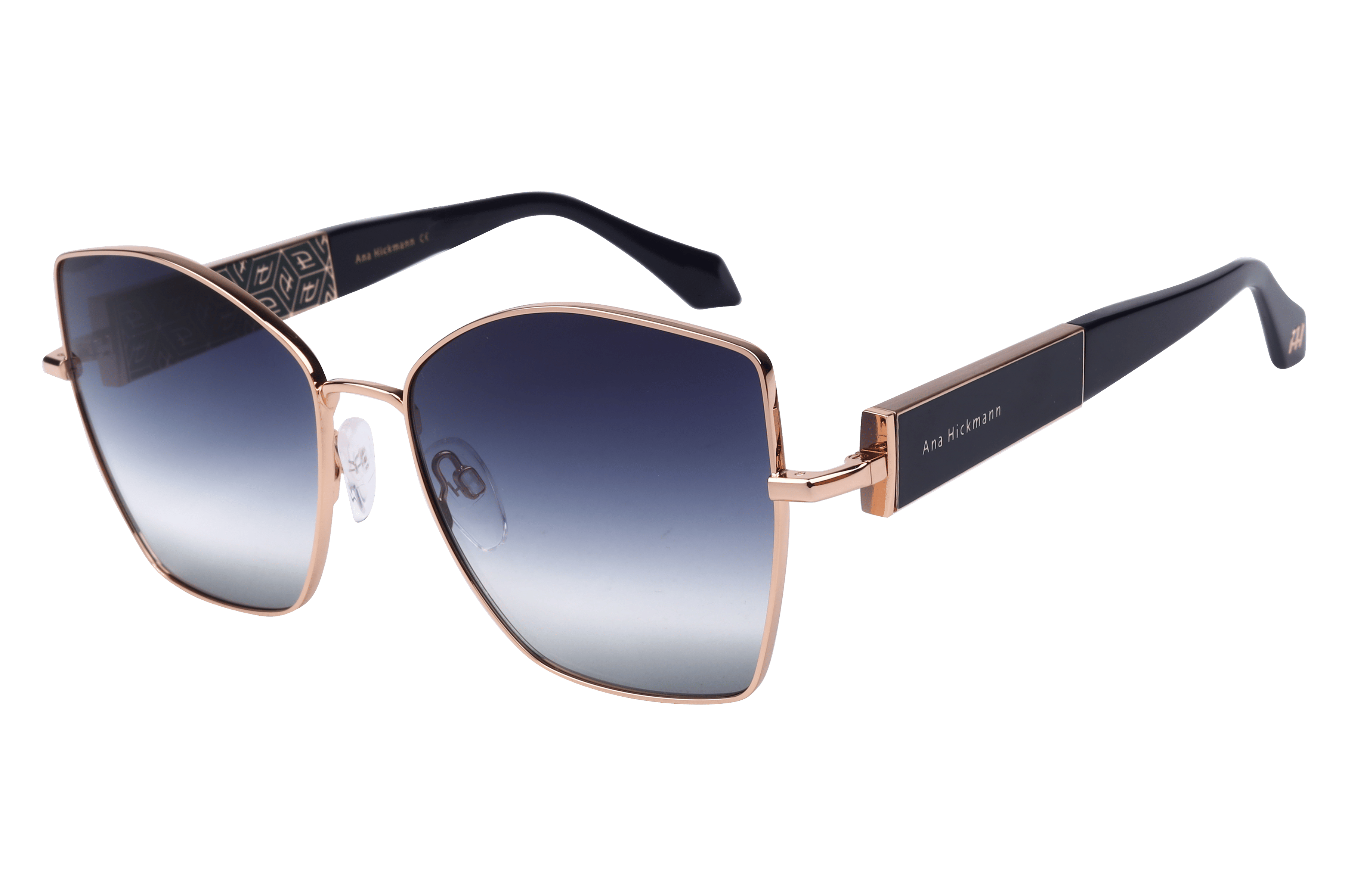 Hickmann AH3280 Sunglass Gold Female Full Metal — Gold frame