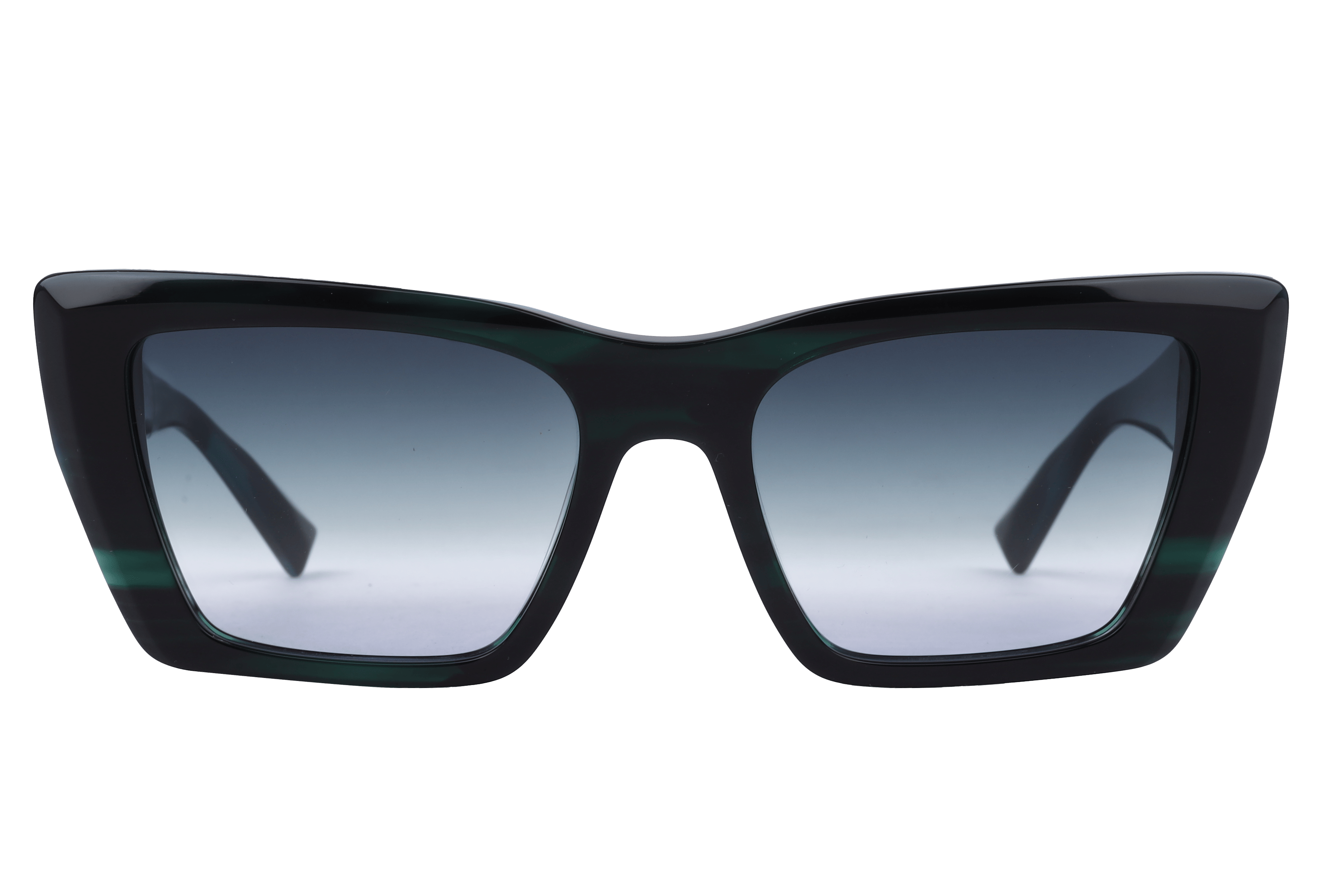 Hickmann AH9395 Sunglass Green Female Full Metal Sunglass — Green frame — view 2