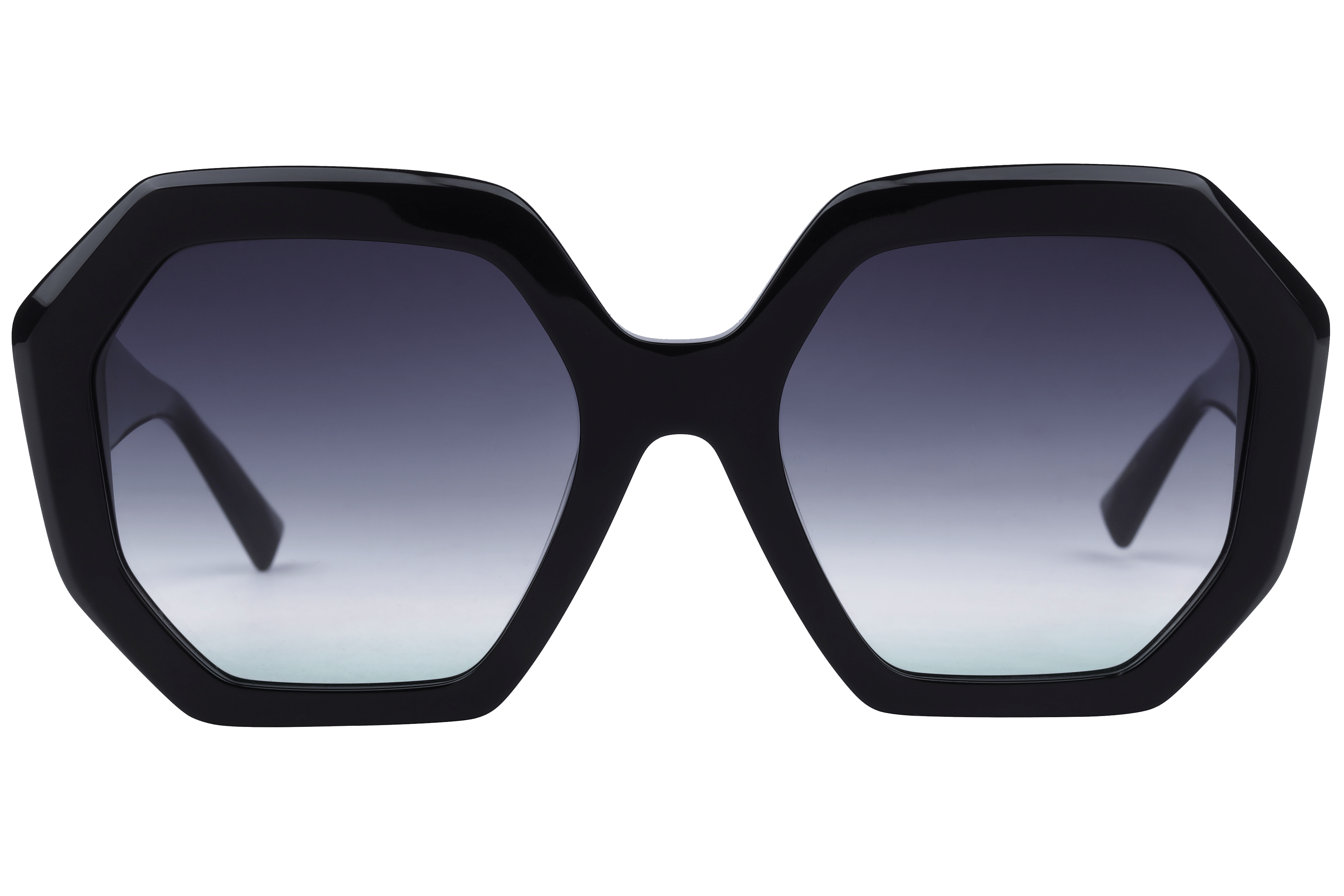 Hickmann AH9396 Sunglass Black Female Full Metal Sunglass — Black frame — view 2