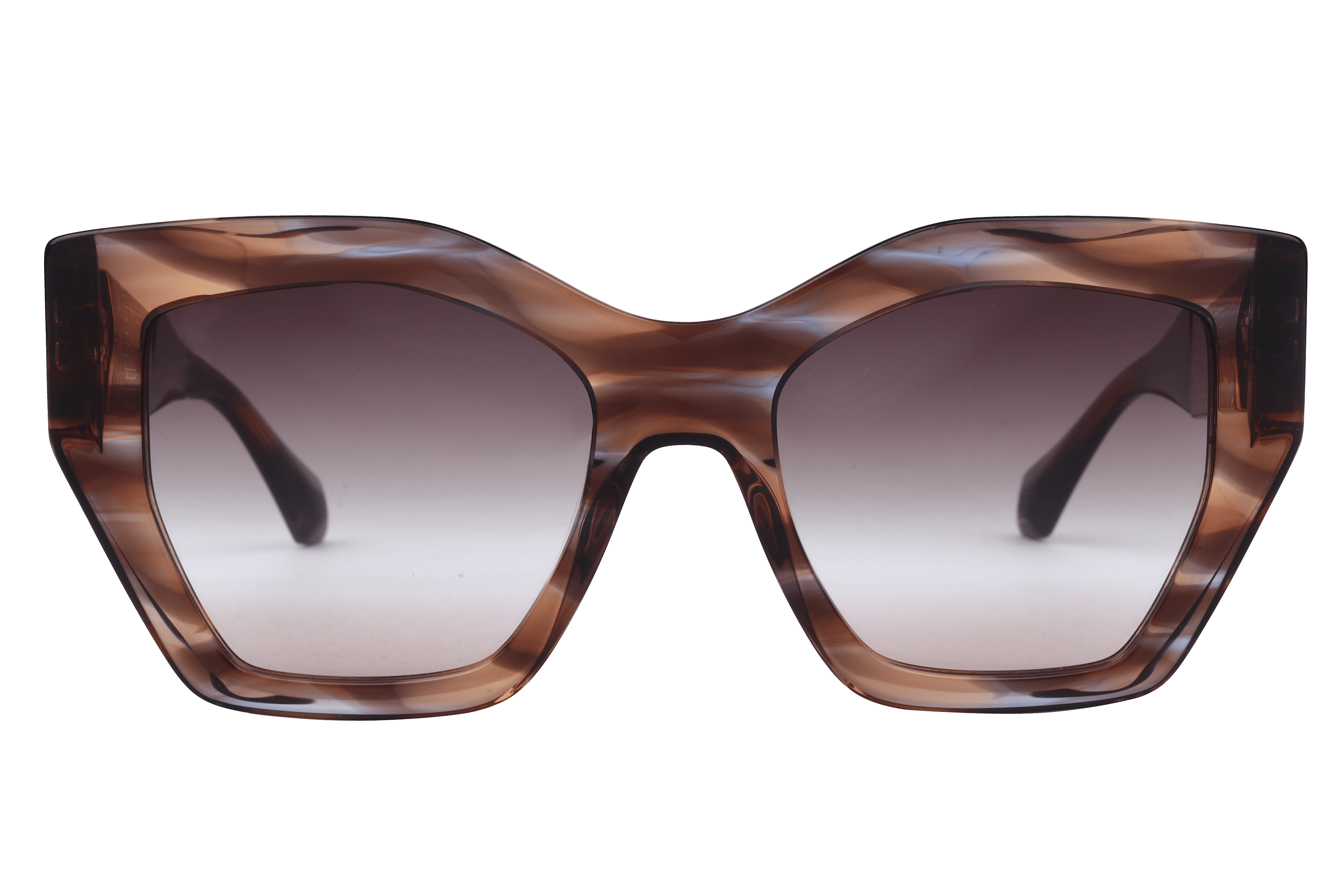 Hickmann AH9401 Sunglass Havana Female Full Metal Sunglass — Havana frame