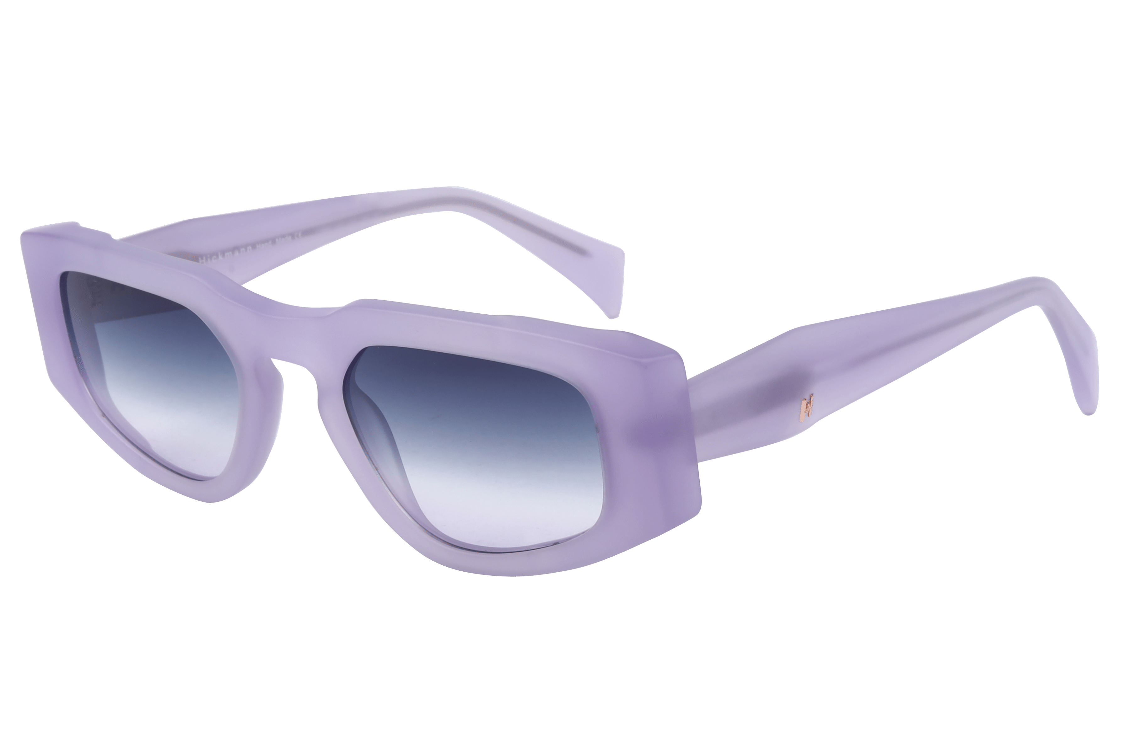 Hickmann HI9220 Sunglass Matt Violet Female Full Shell Sunglass — Matt Violet frame — alternate view