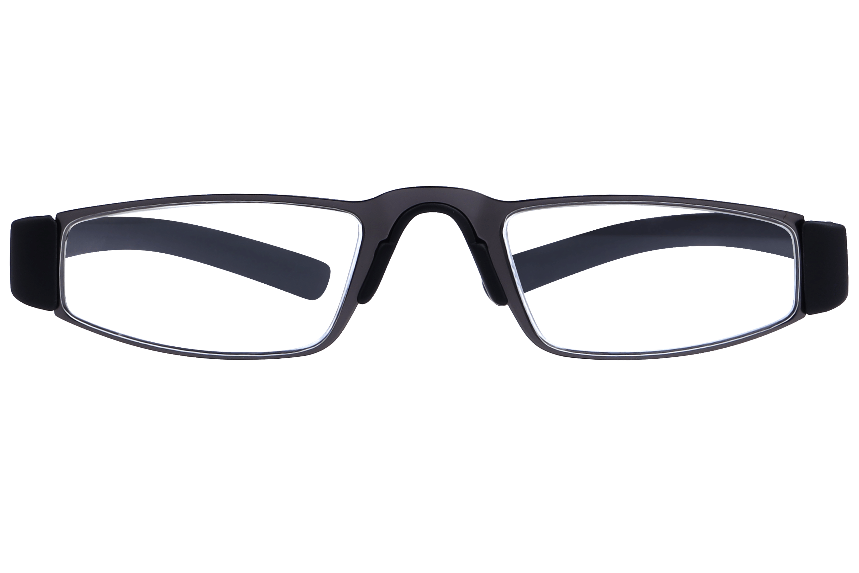 Readers R1015 Frame Gun Metal Unisex Full Rubber Frame — Gun Metal frame