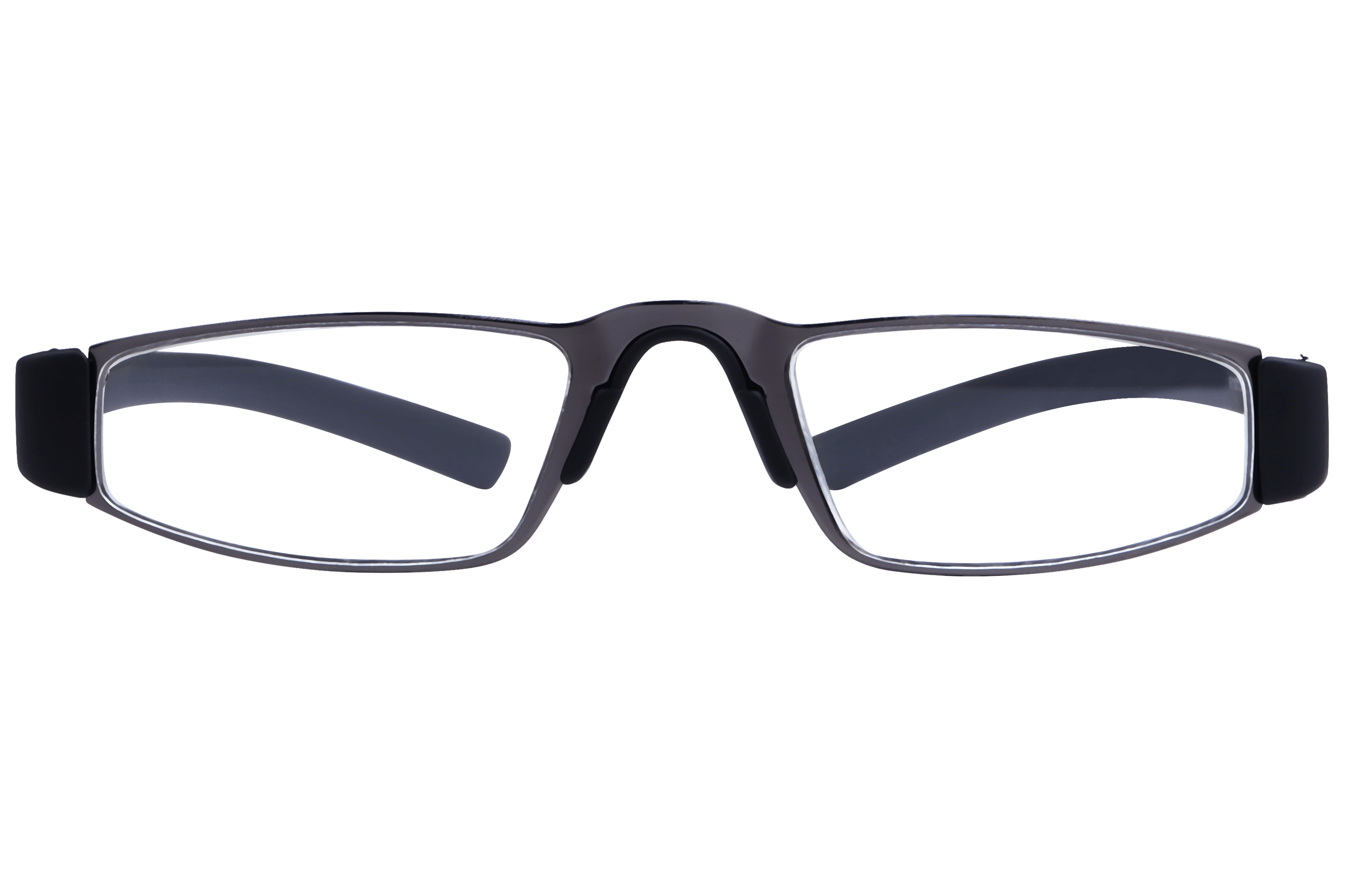 Readers R1015 Frame Gun Metal Unisex Full Rubber Frame — Gun Metal frame