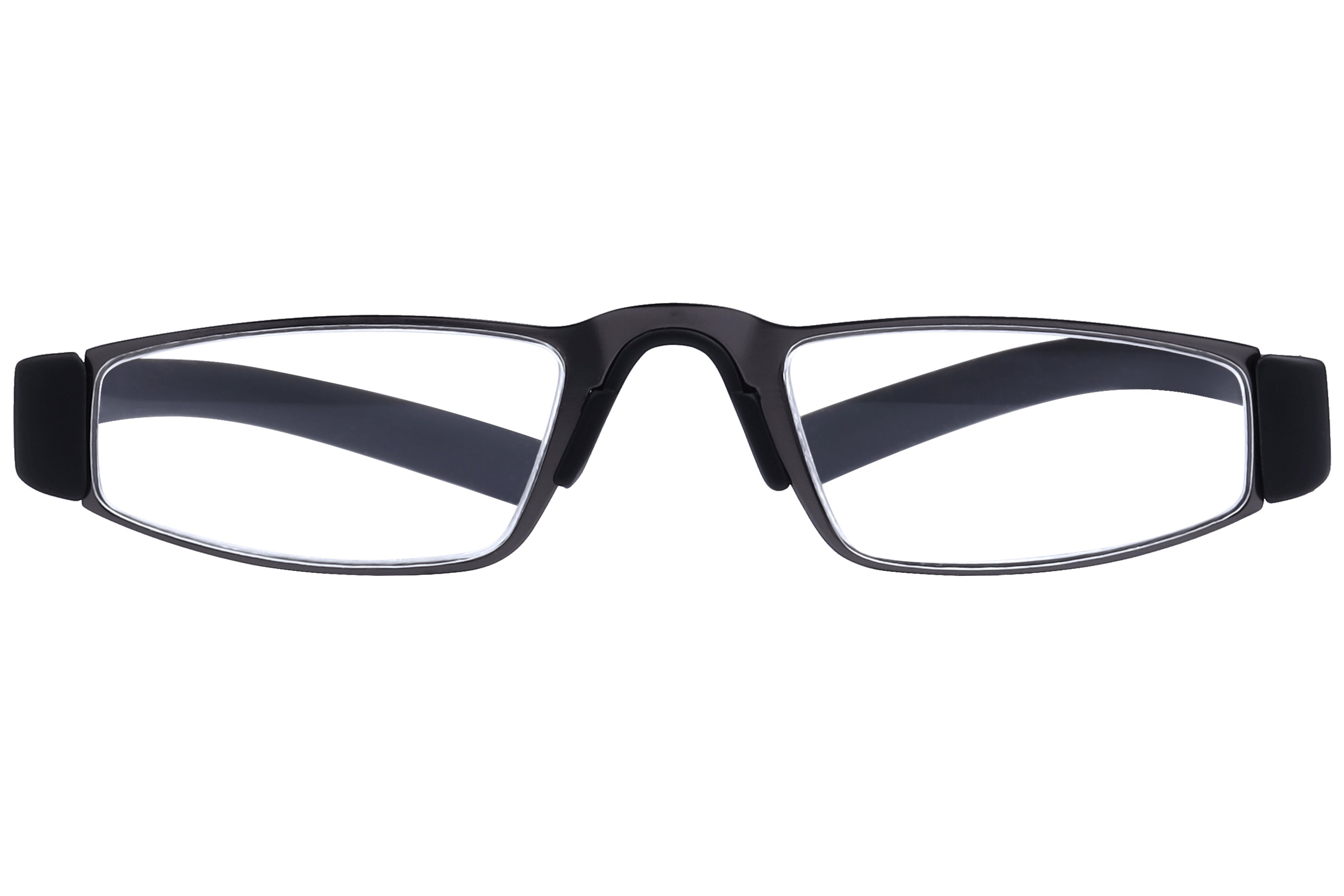Readers R1015 Frame Gun Metal Unisex Full Rubber Frame — Gun Metal frame
