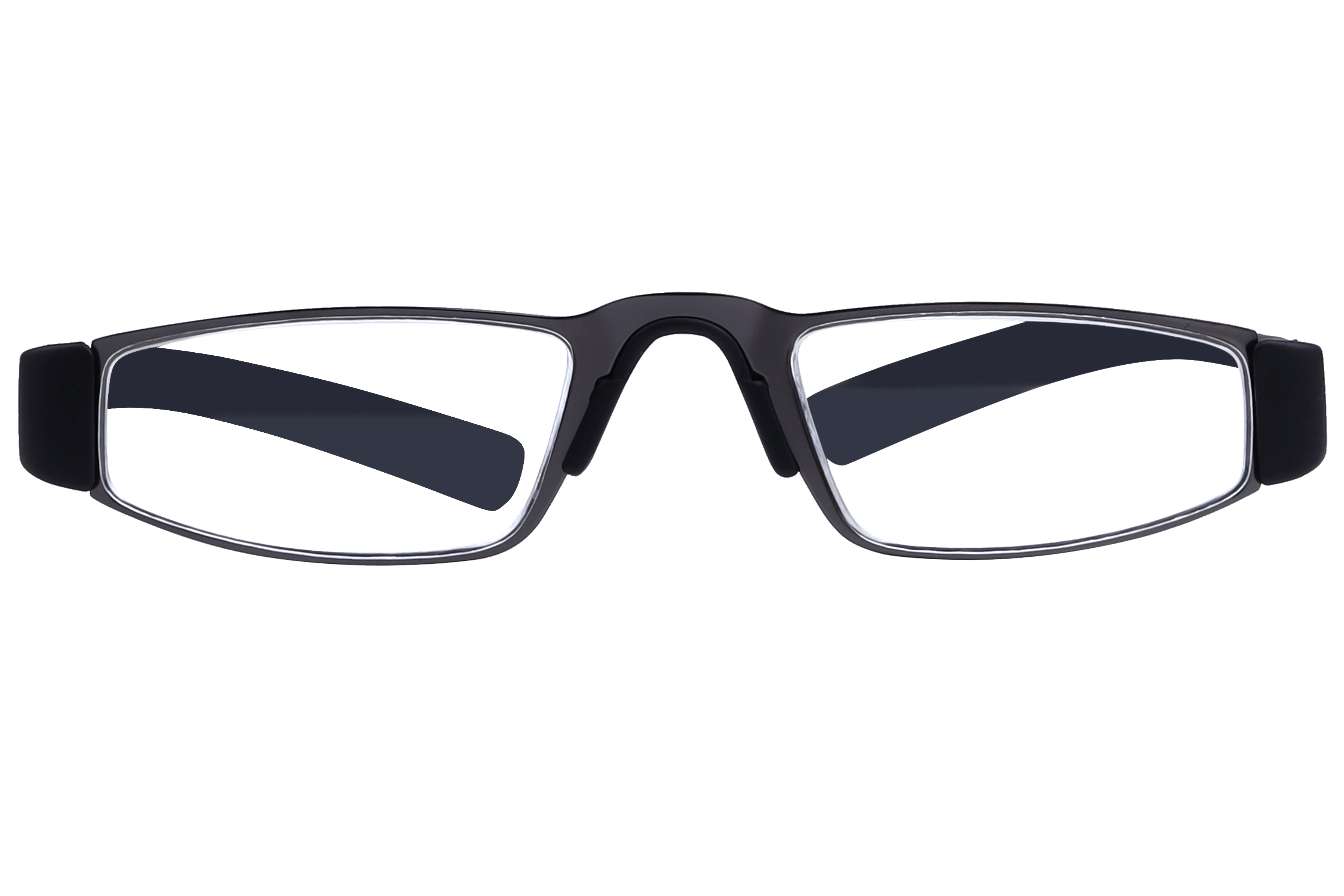 Readers R1015 Frame Gun Metal Unisex Full Rubber Frame — Gun Metal frame