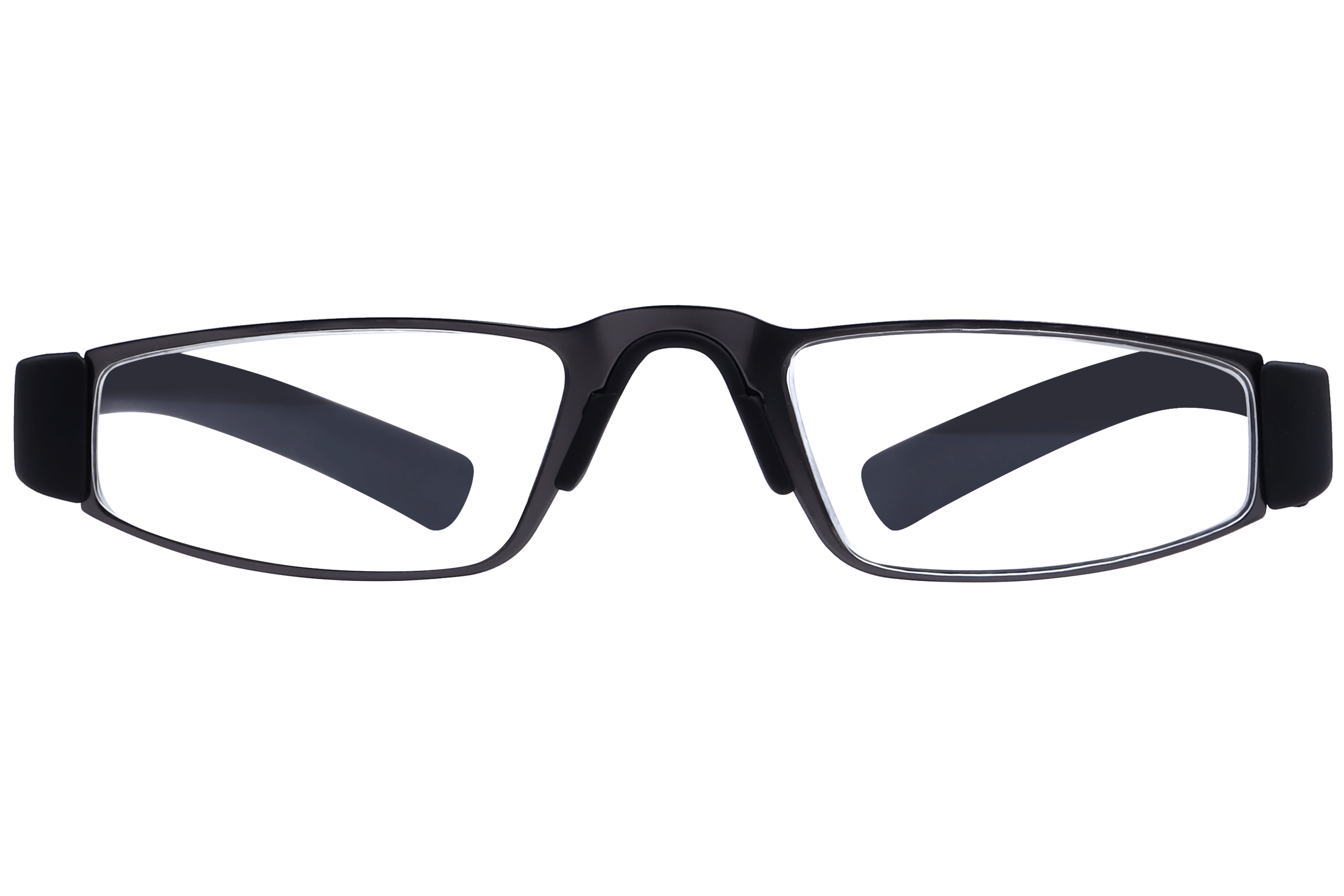 Readers R1015 Frame Gun Metal Unisex Full Rubber Frame — Gun Metal frame